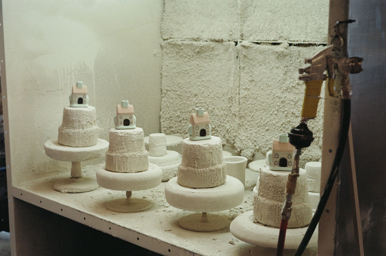 Glaze Sprayer Position