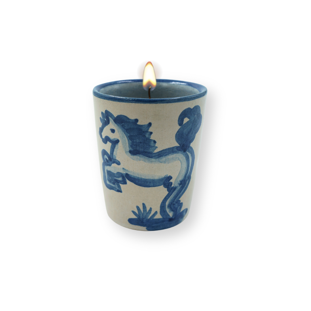 Blue Horse Julep Candle