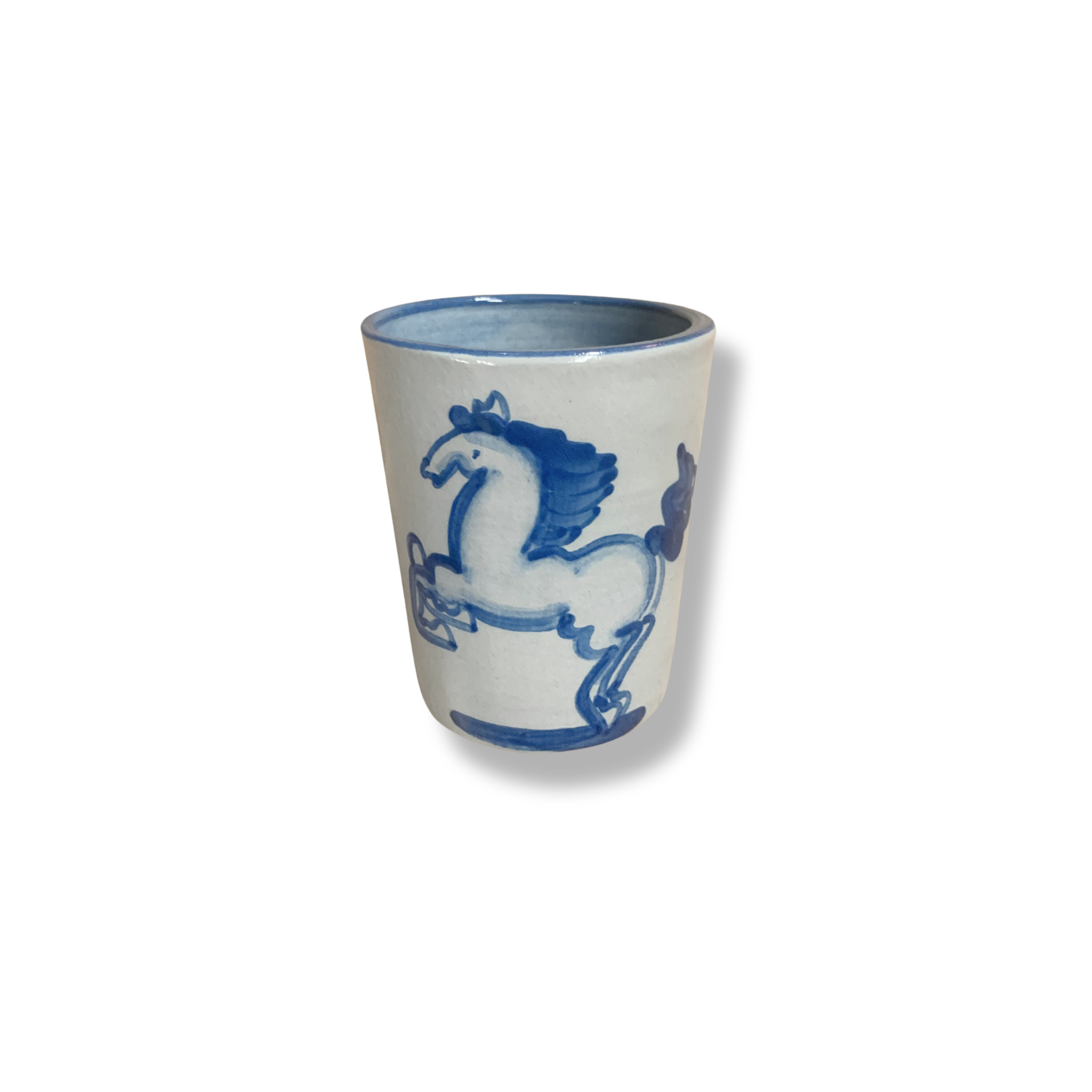 Numbered Julep Cup - Vintage Blue Horse 150