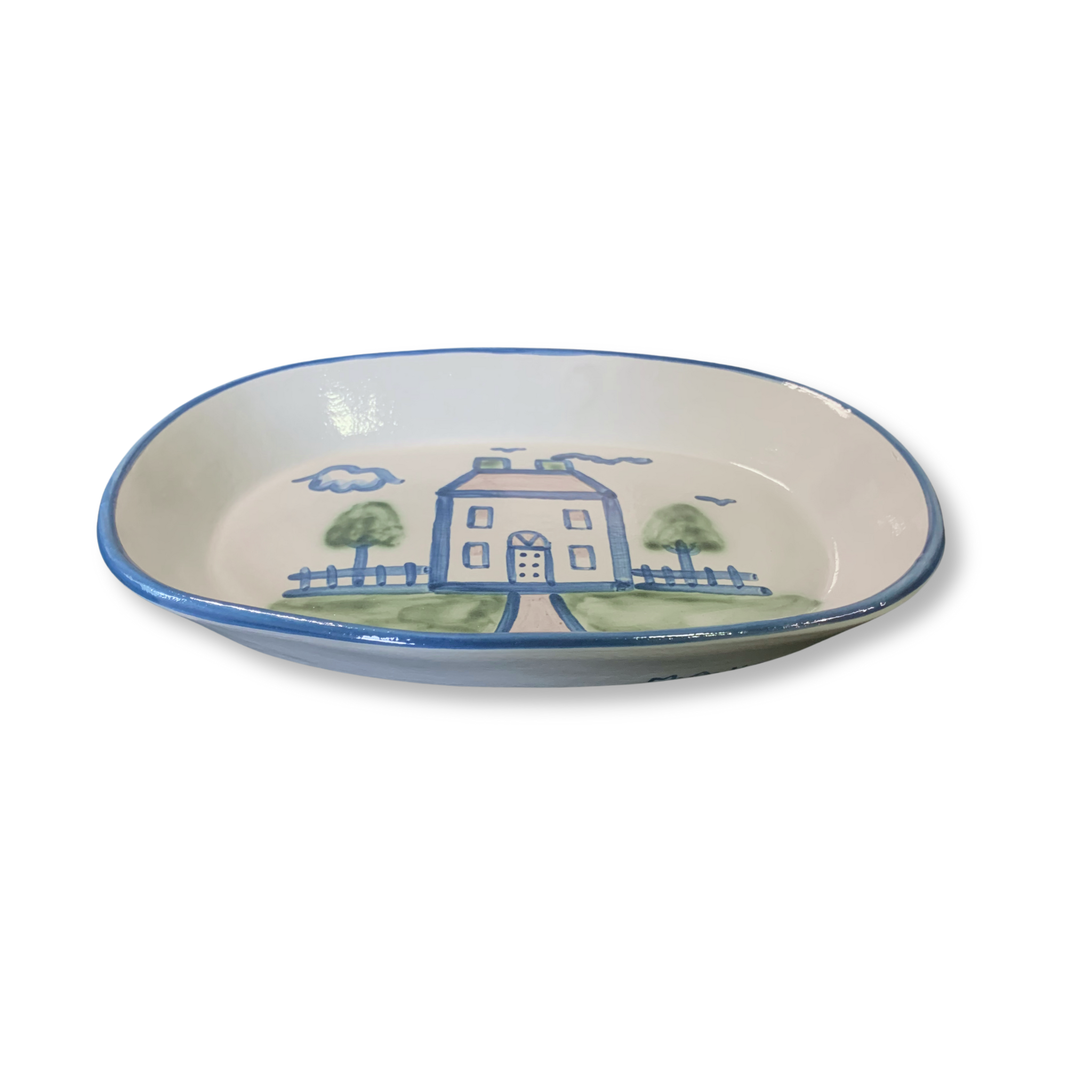 Medium Oval Platter - House