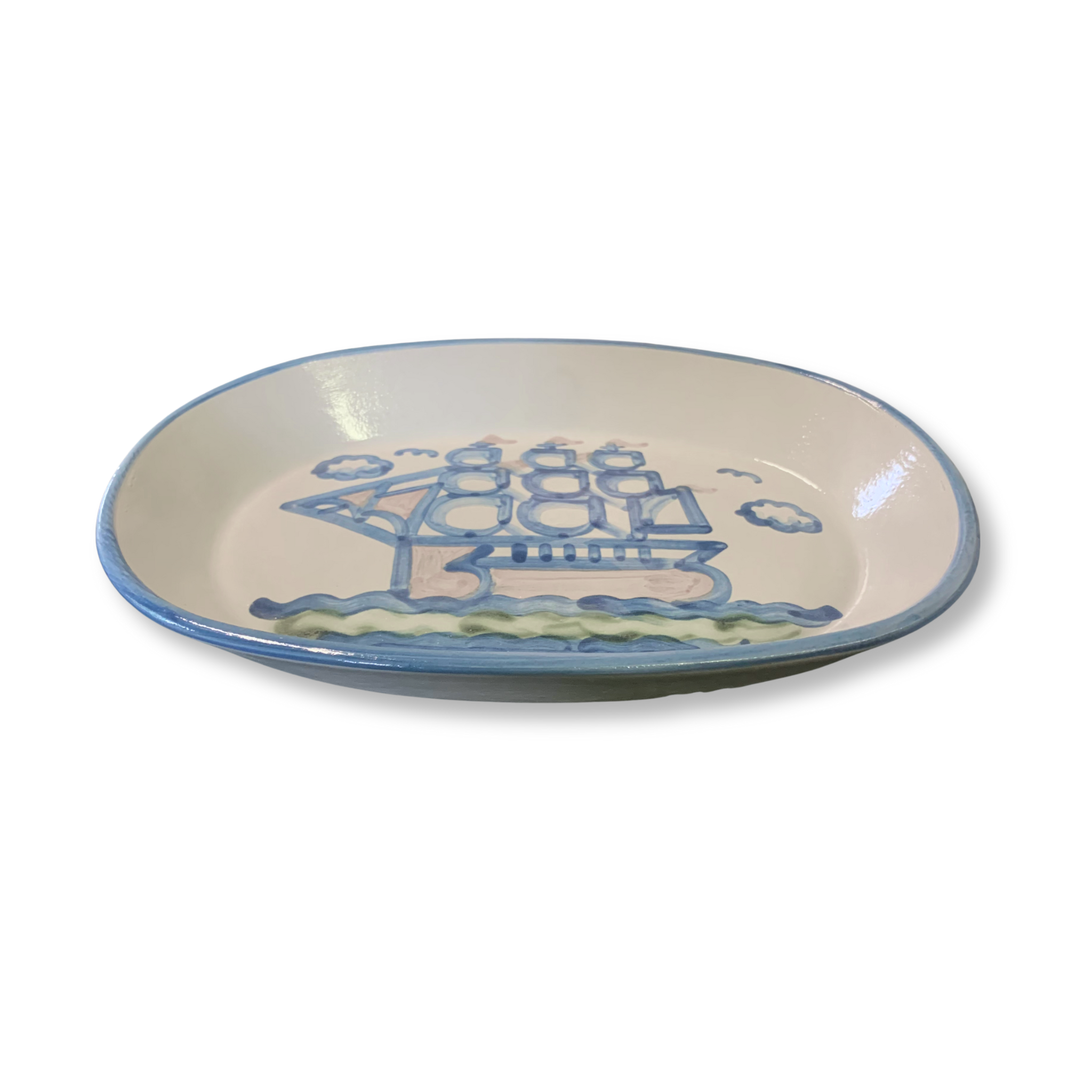 Medium Oval Platter - Ship