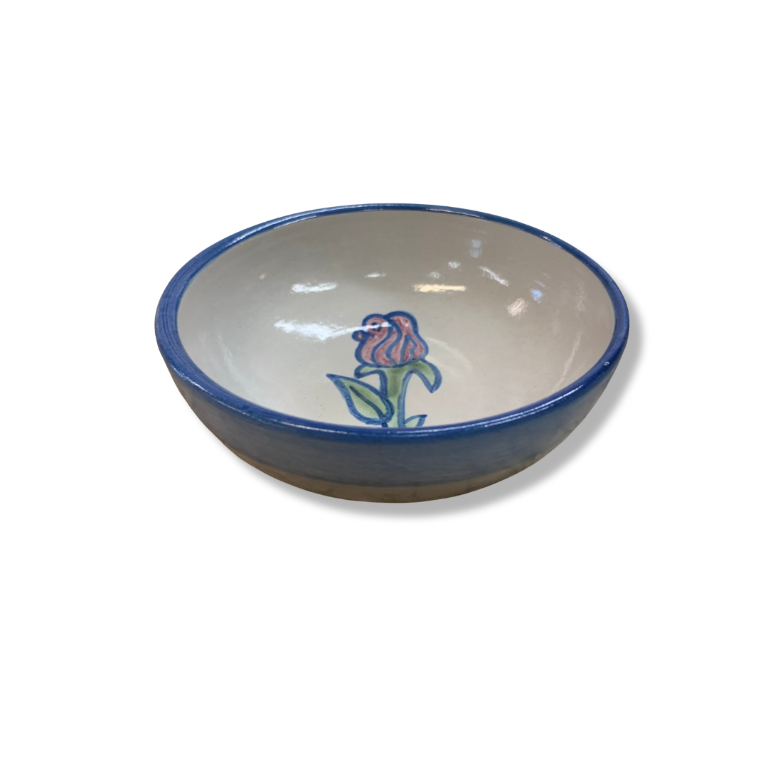 Cereal Bowl - Red Rose