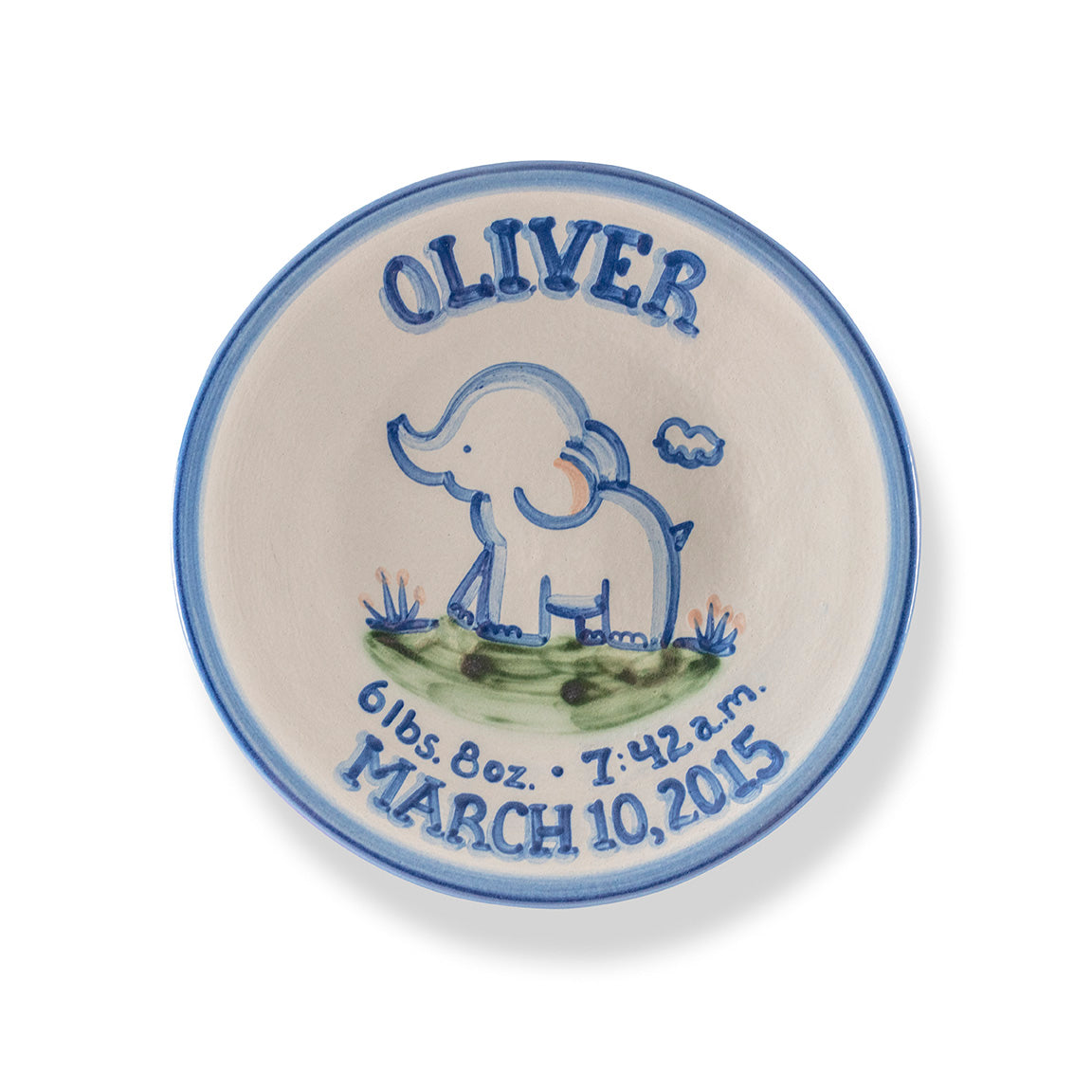Personalized Birth Plate