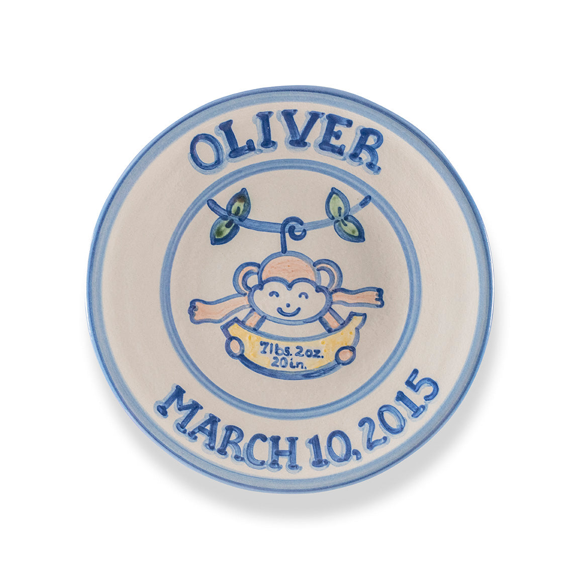 Personalized Birth Plate