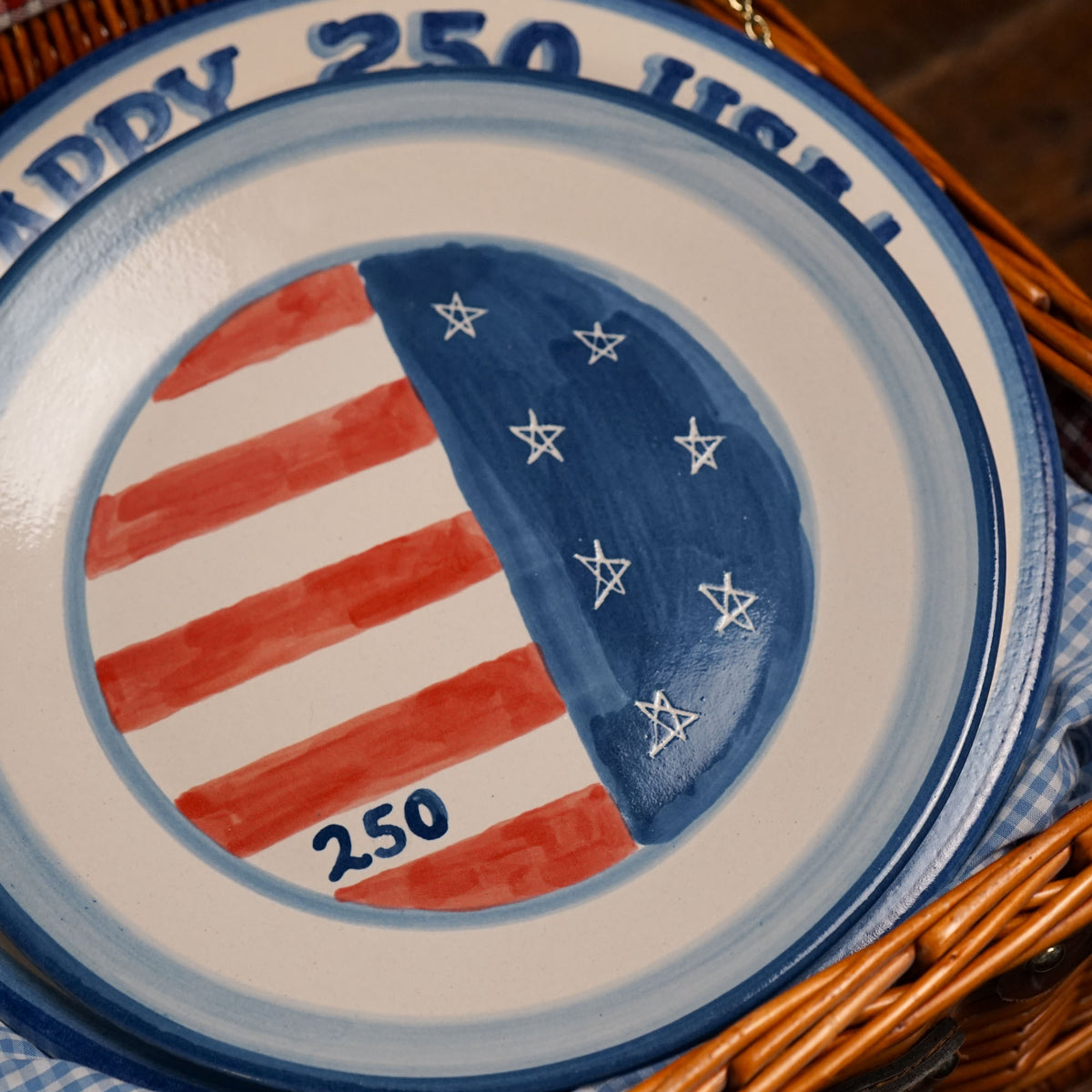 Semiquincentennial Flag Dinner Plate