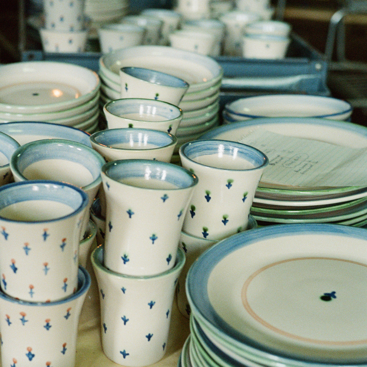 Forget-Me-Not Flare Cup in Green