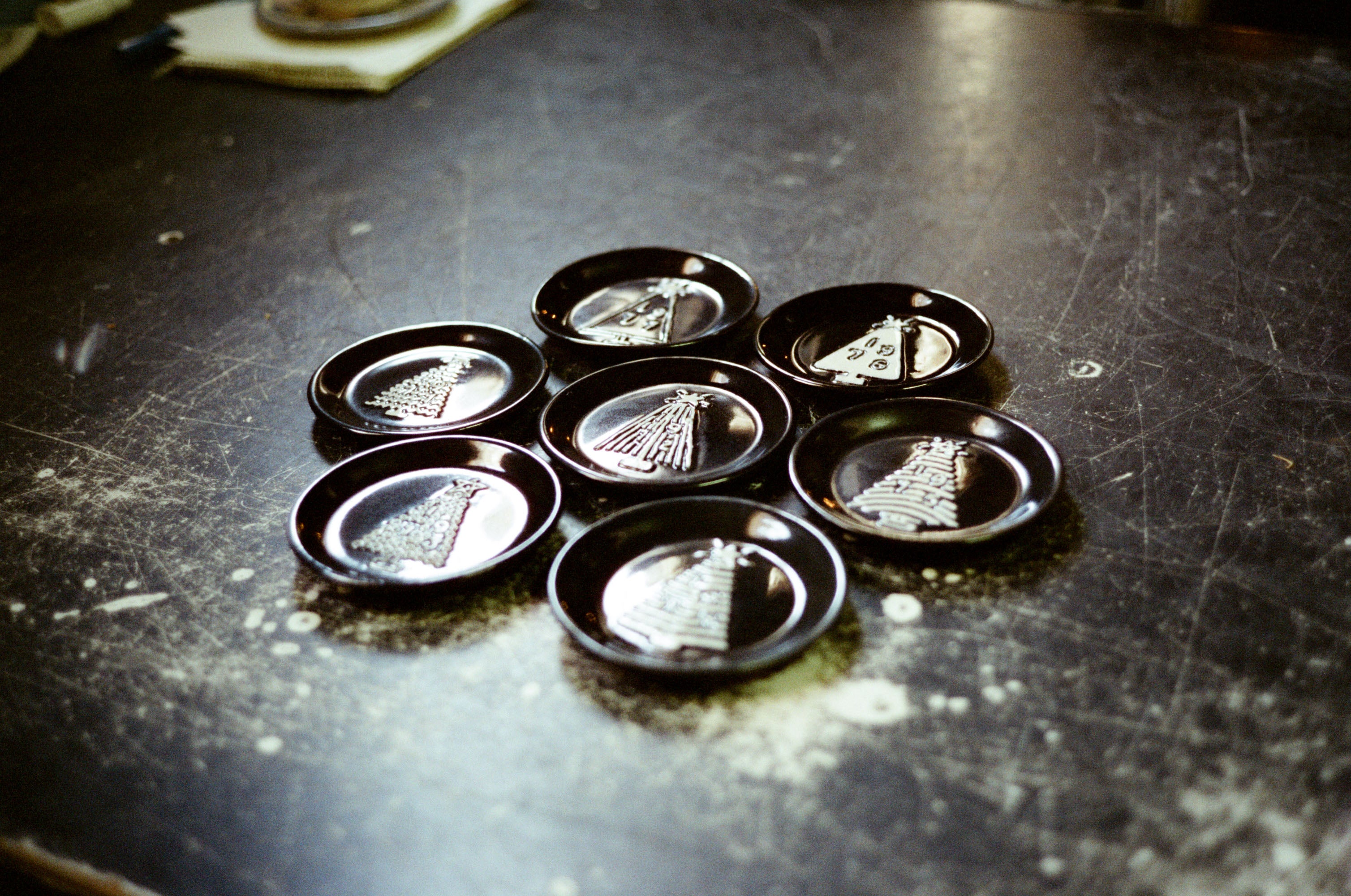 Vintage George Hadley Embossed Coaster