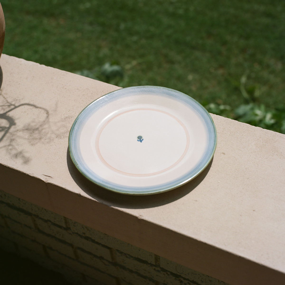 Forget-Me-Not Dinner Plate in Green