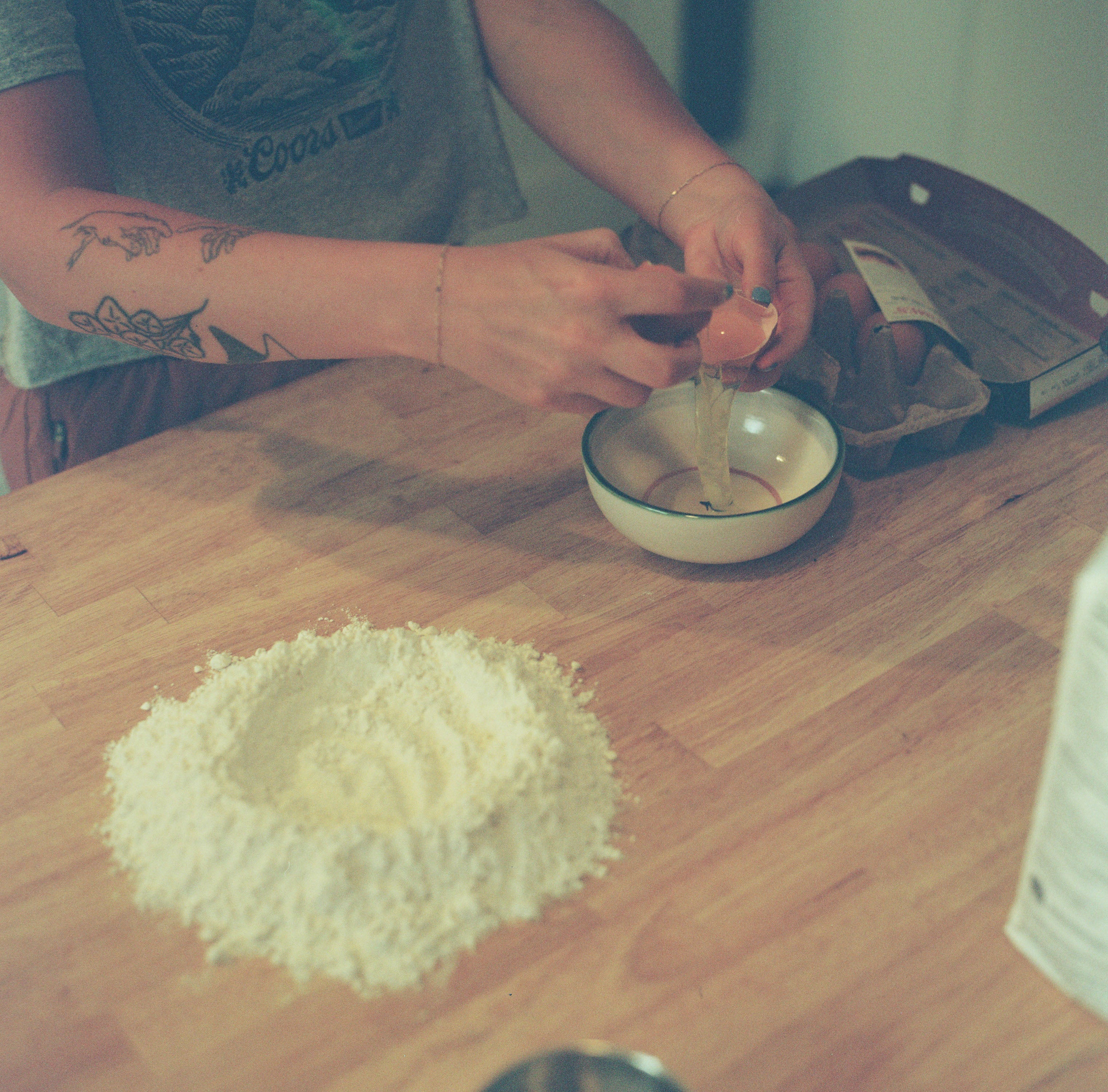 Forget-Me-Not Cereal Bowl in Green