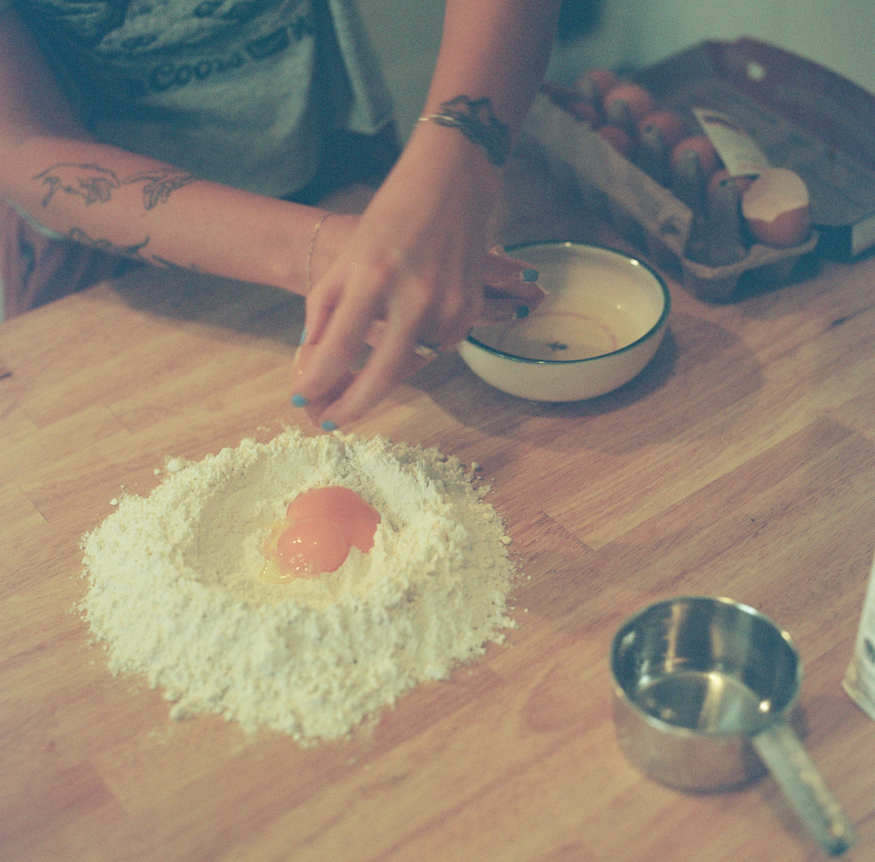Forget-Me-Not Cereal Bowl in Green