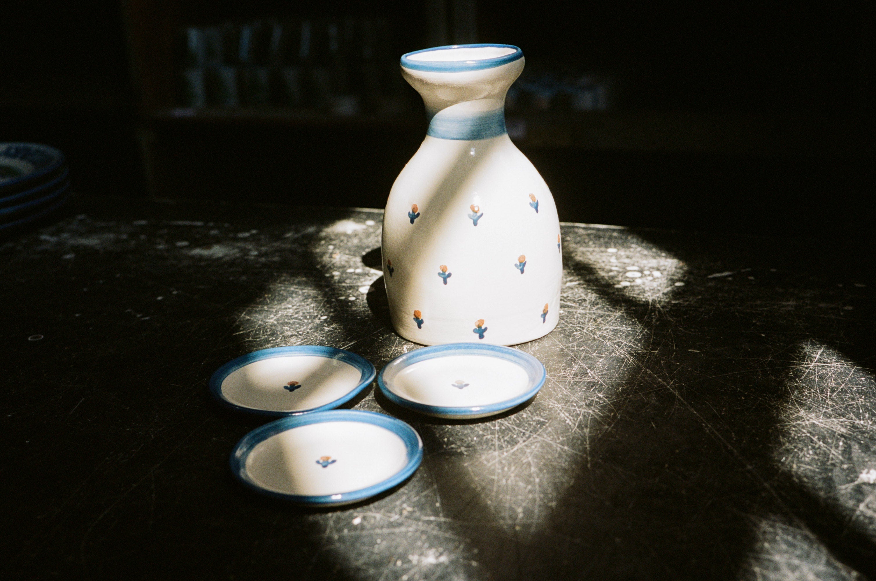 Forget-Me-Not Coaster in Blue