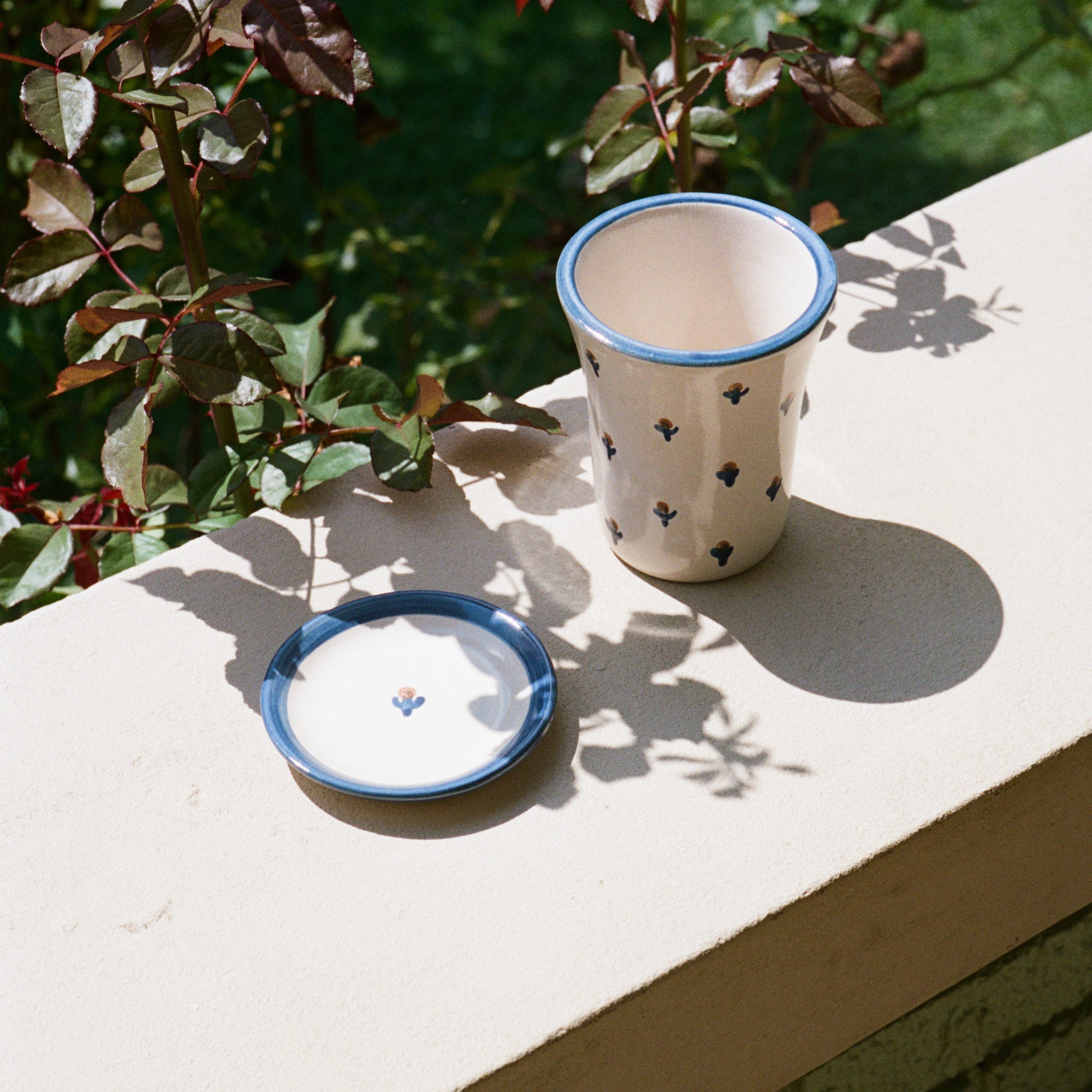 Forget-Me-Not Coaster in Blue