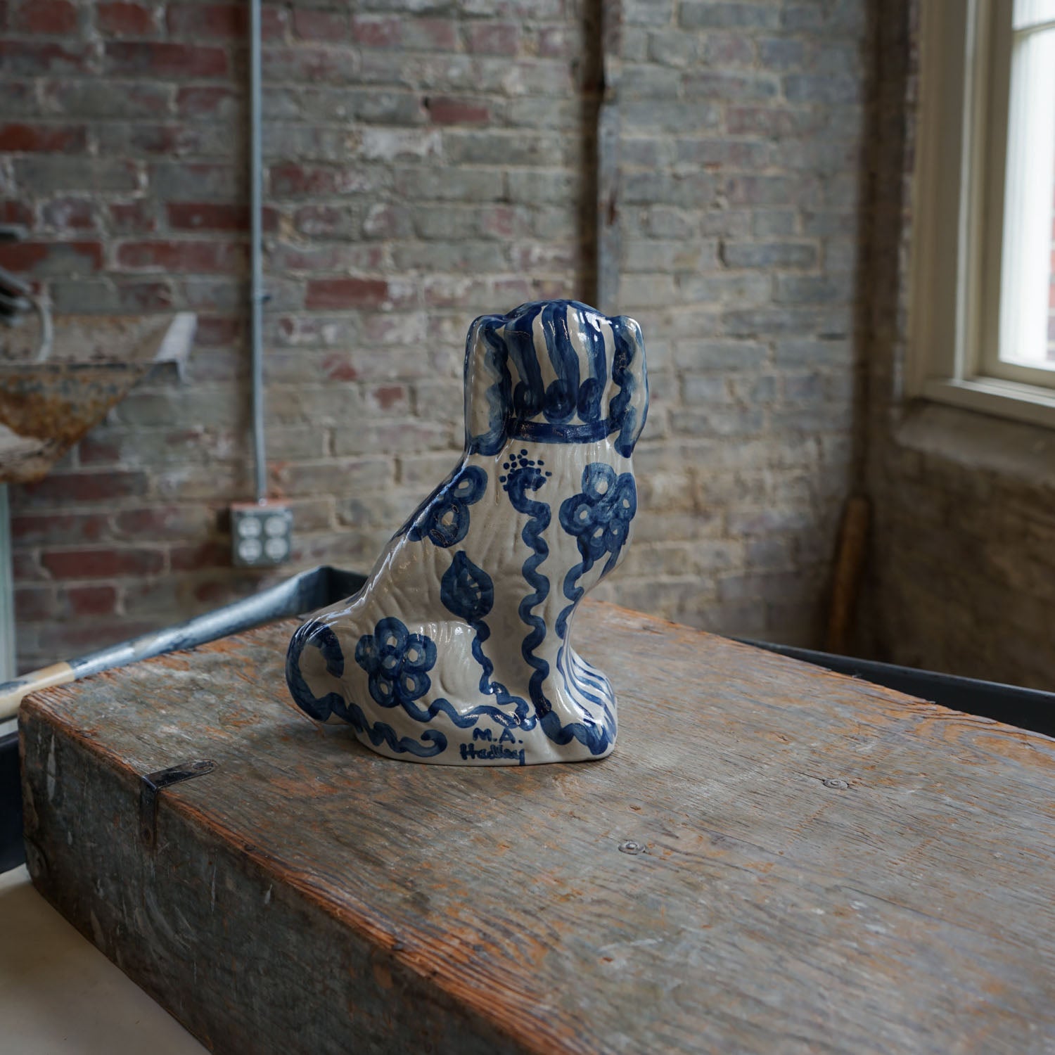 Staffordshire Dog Figure - Left Facing