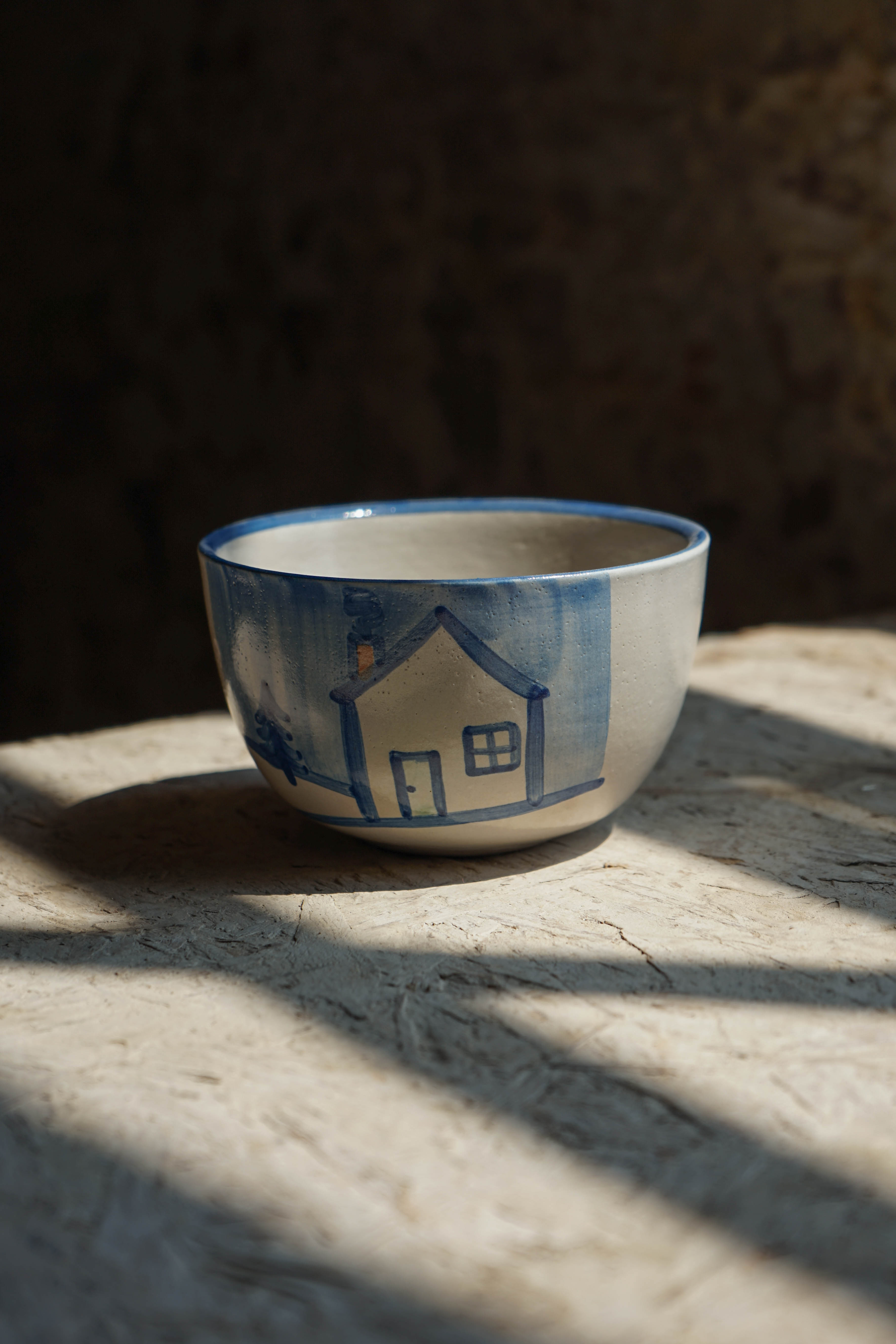 Everything Bowl - Winter Cottage