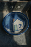 Medium Serving Bowl - Winter Cottage