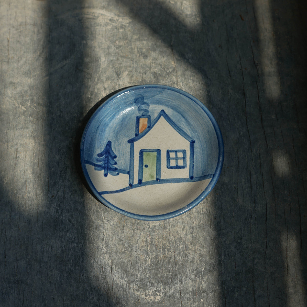 Winter Cottage Coaster