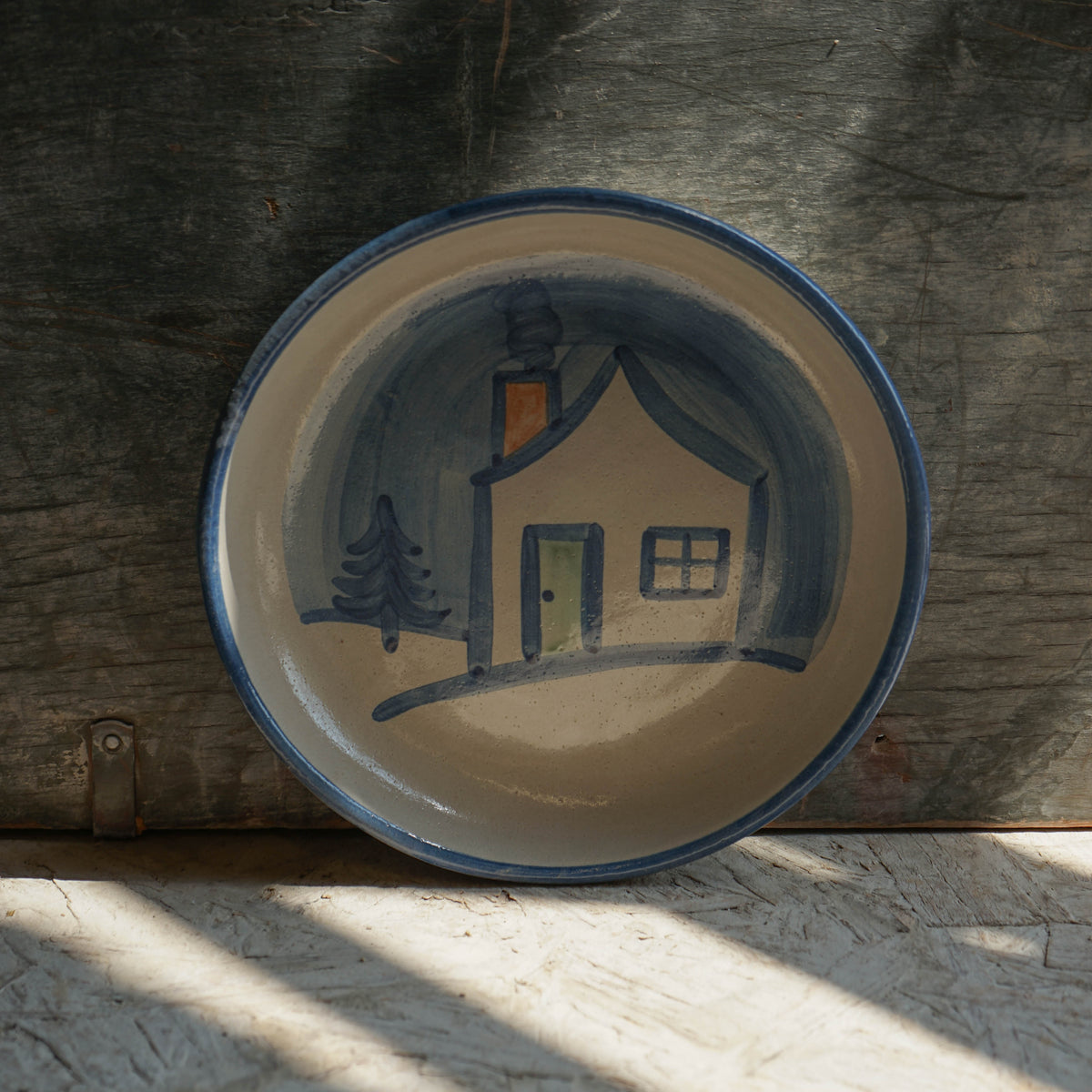 Winter Cottage Pasta Plate