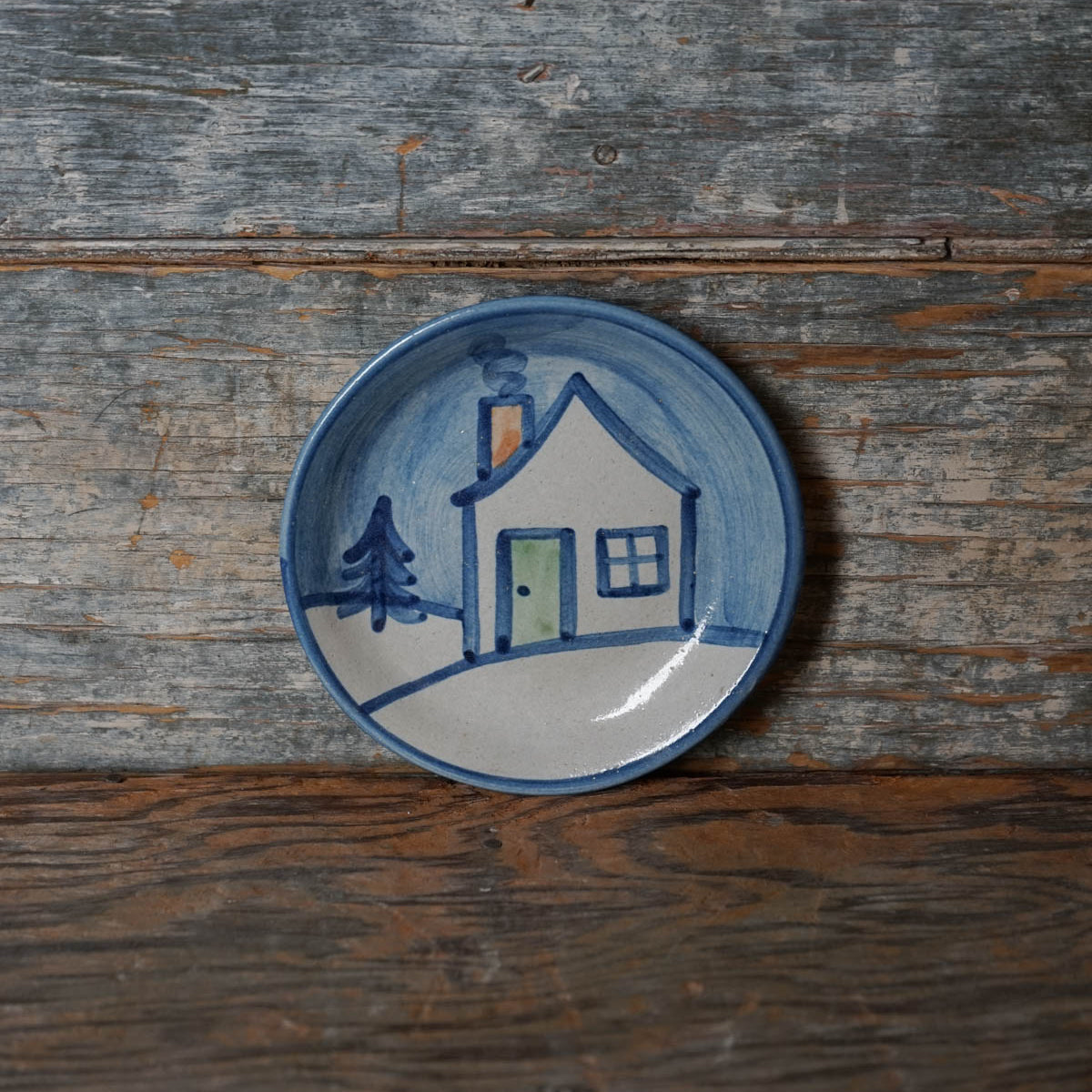 Winter Cottage Coaster