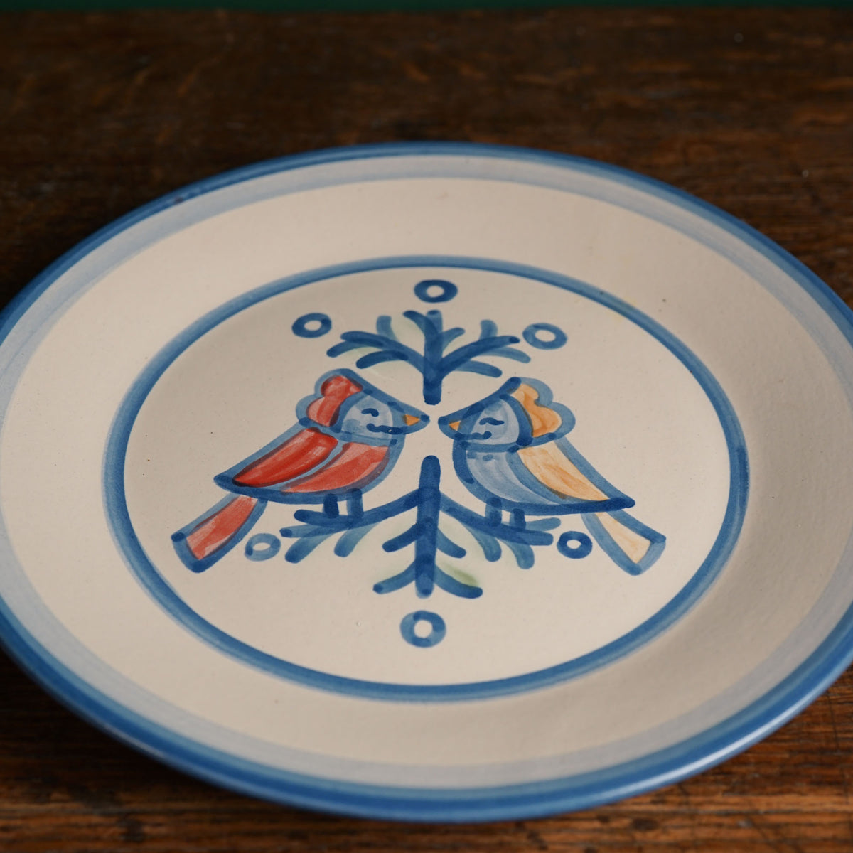 Kissing Cardinals Dinner Plate