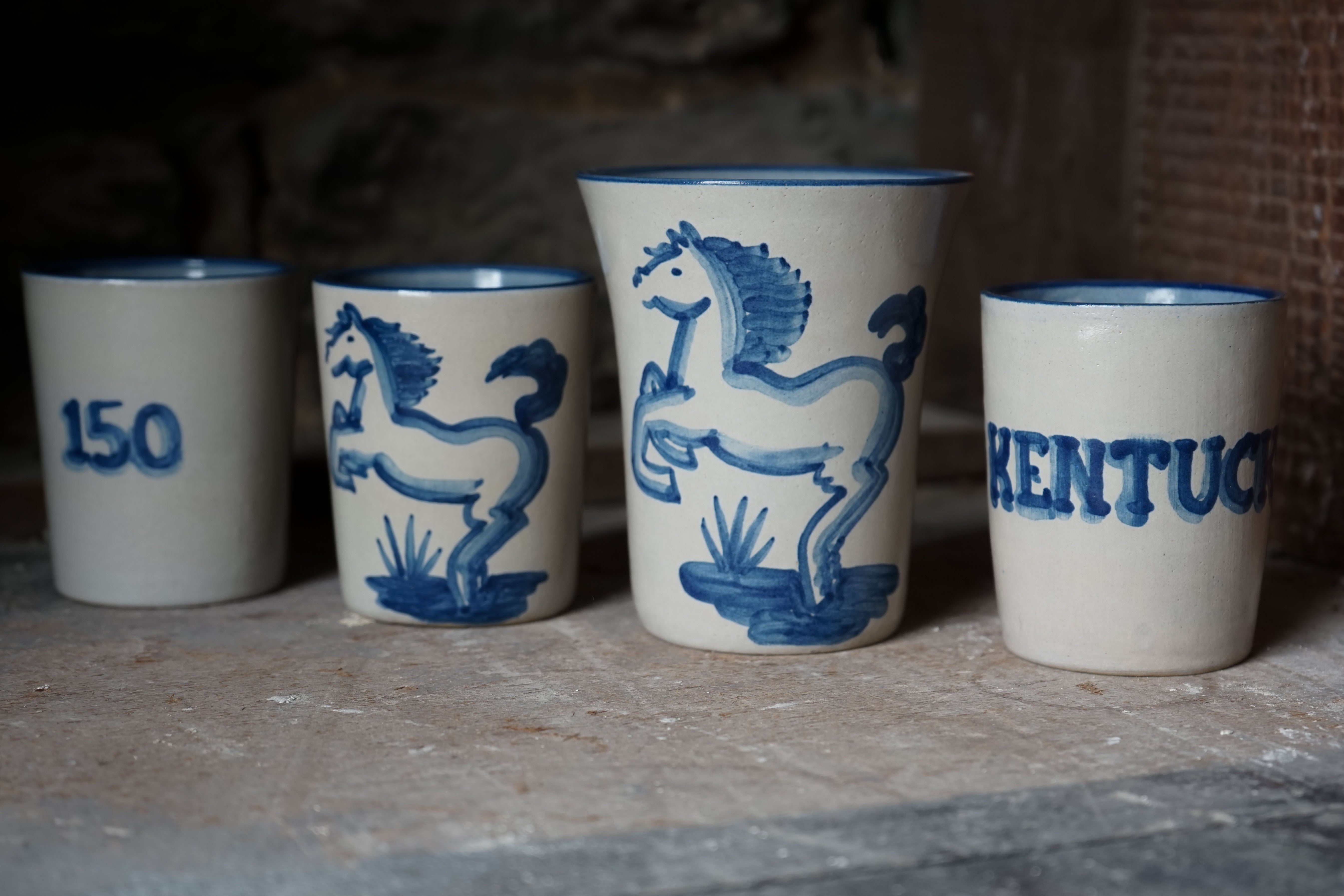 Flare Cup - Blue Horse