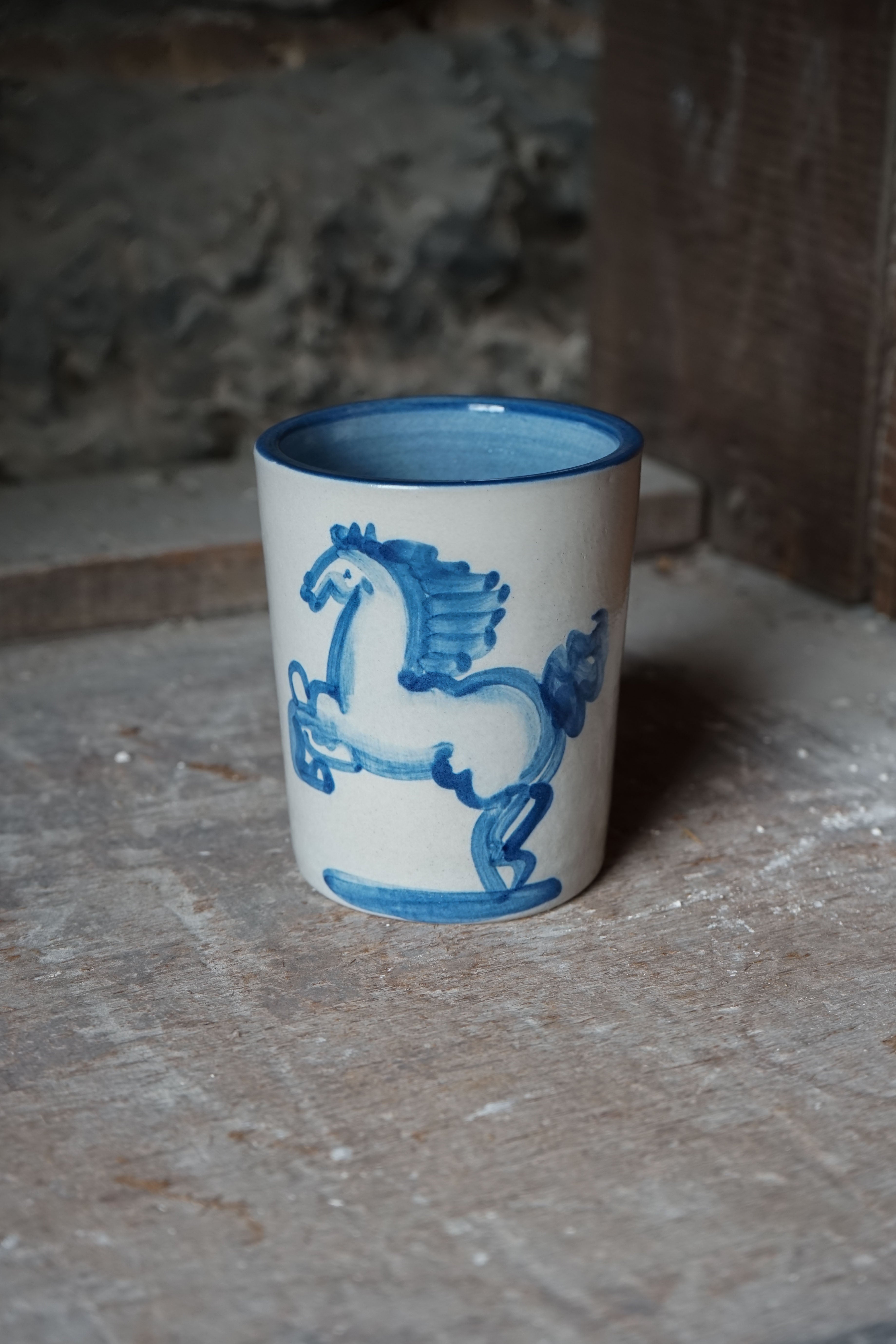 Limited Edition Julep Cup - Vintage Blue Horse 150