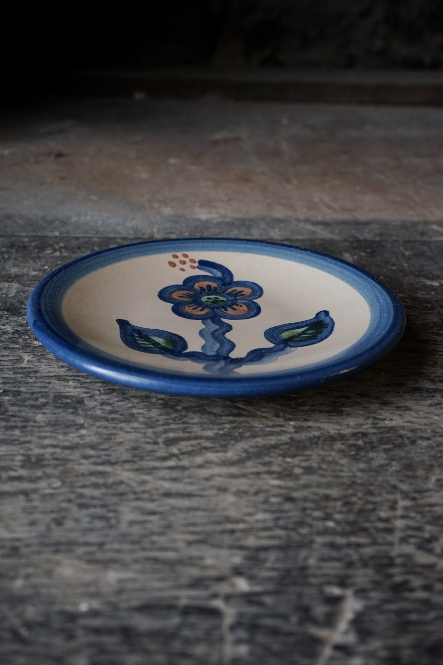 Bread and Butter Plate - Magic Flower
