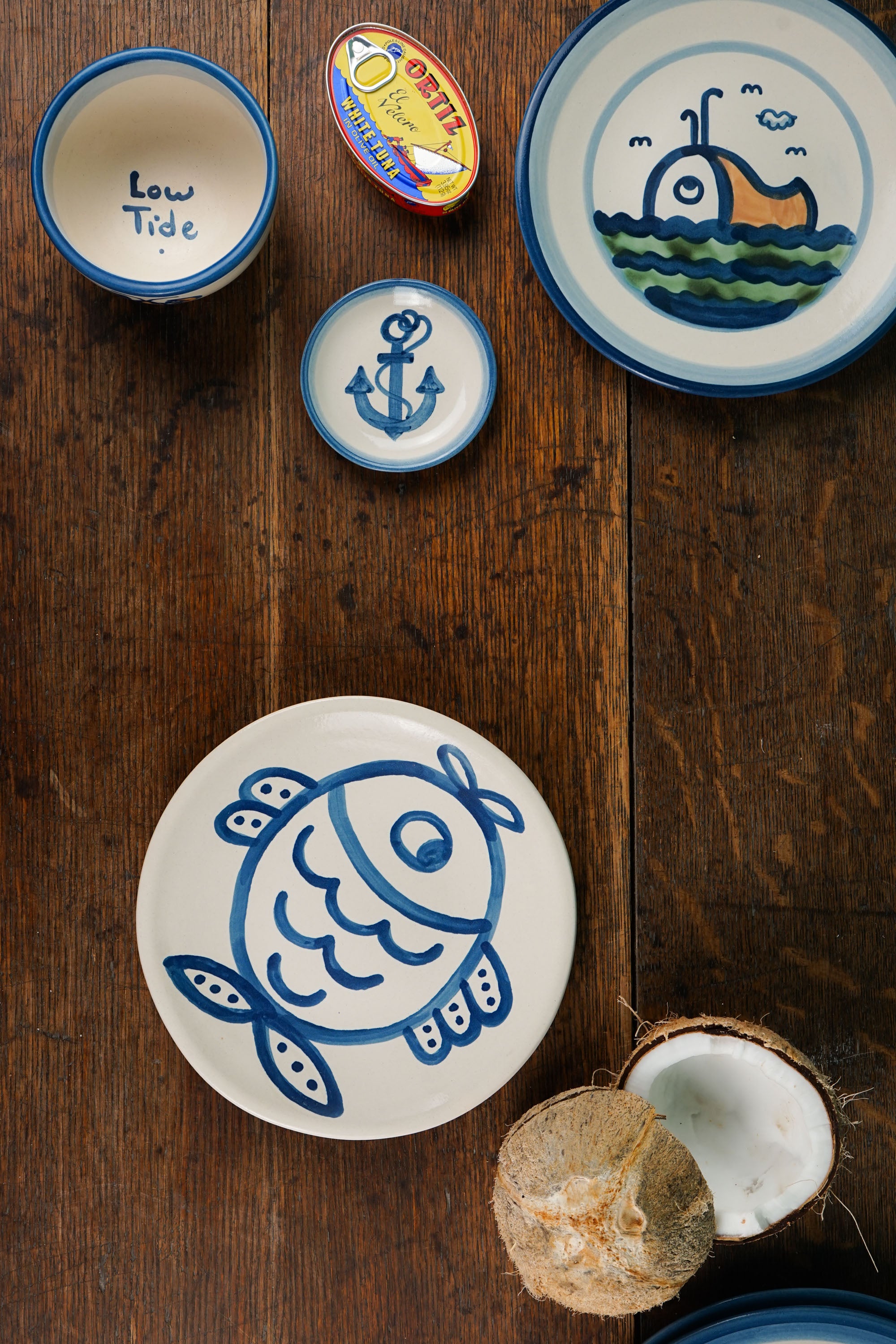 Gourmet Blue Fish Lunch Plate