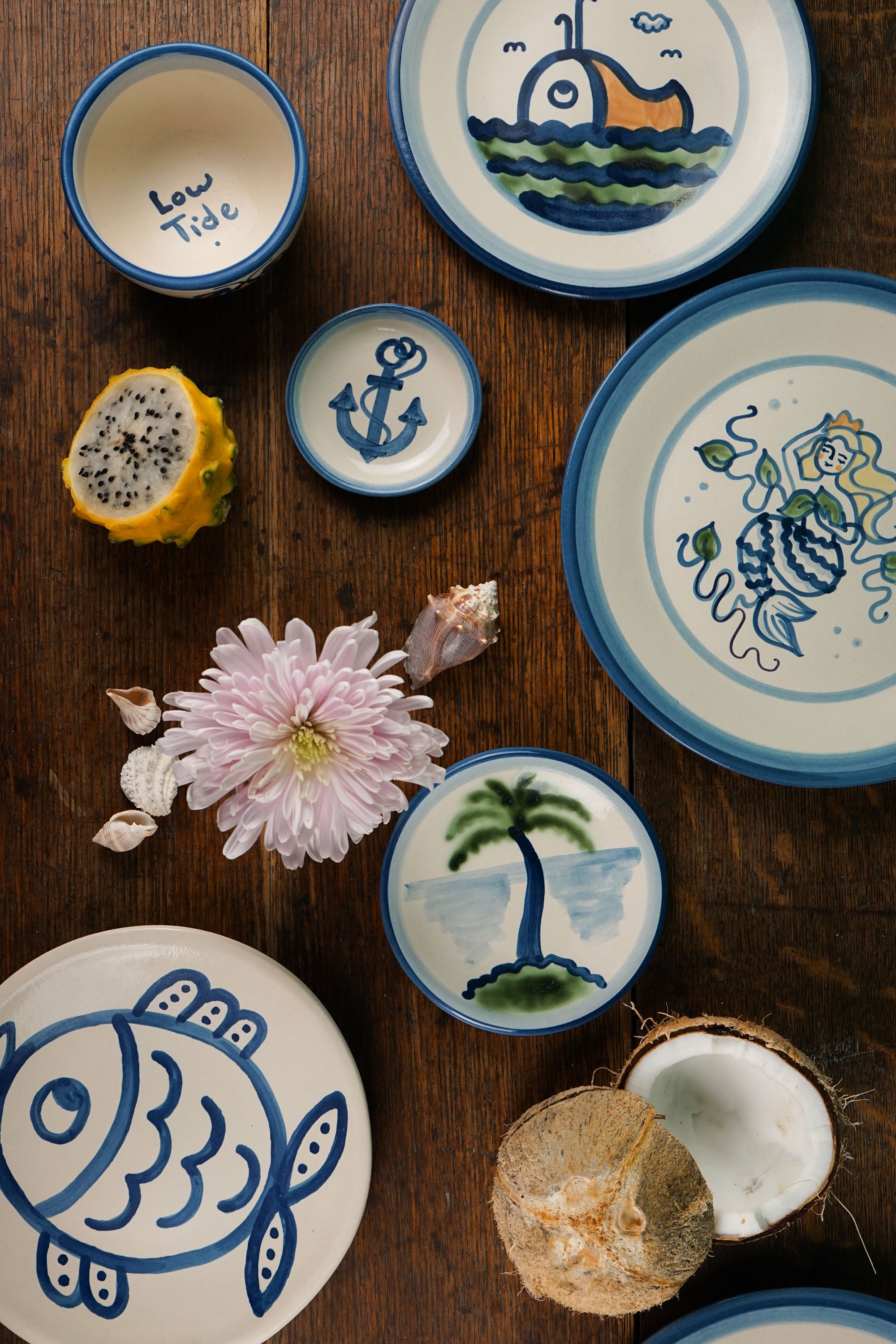 Mary Alice's Mermaid Dinner Plate