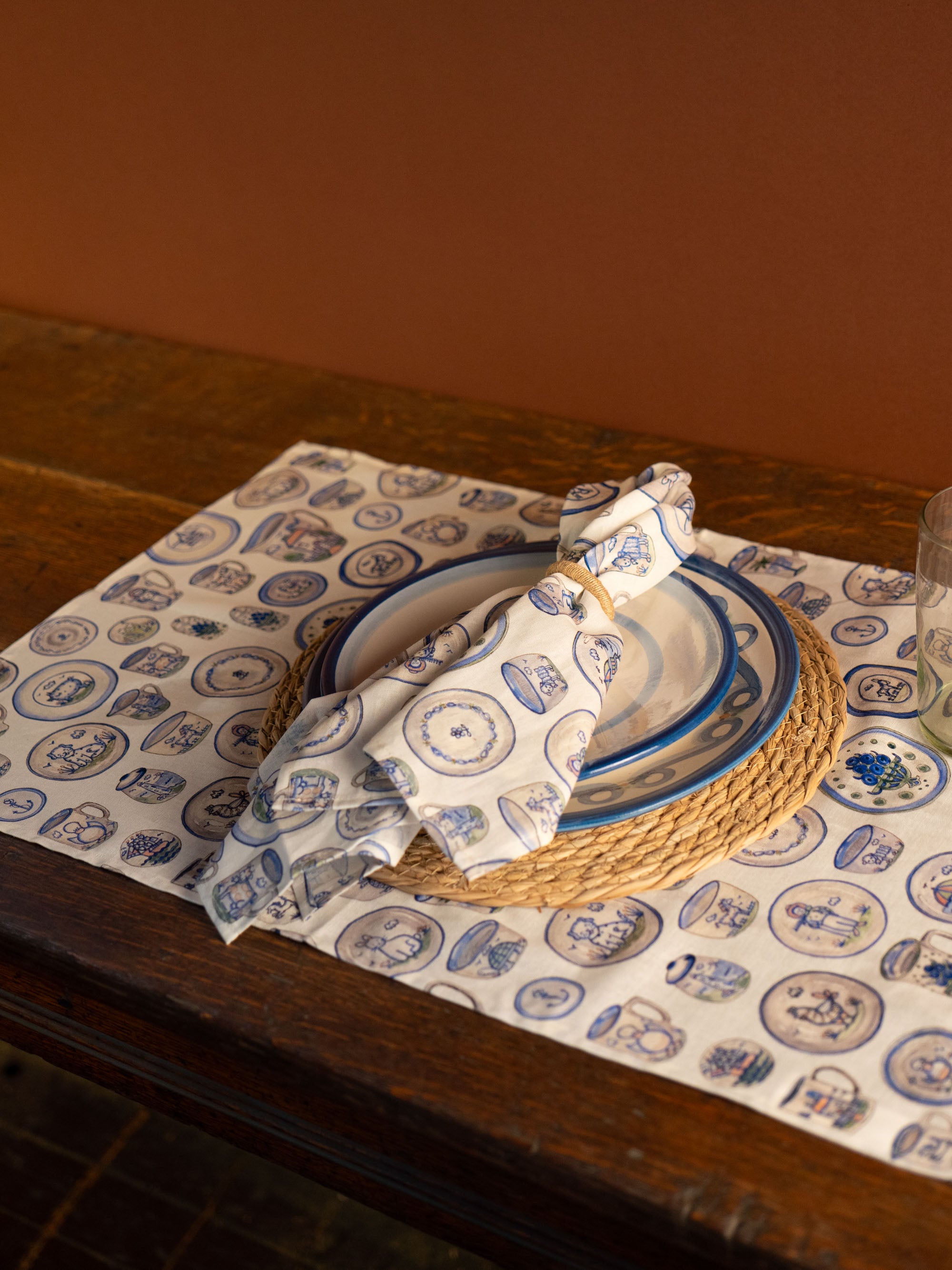 The Hadley Pottery Tea Towel by Julia Allisson Cost