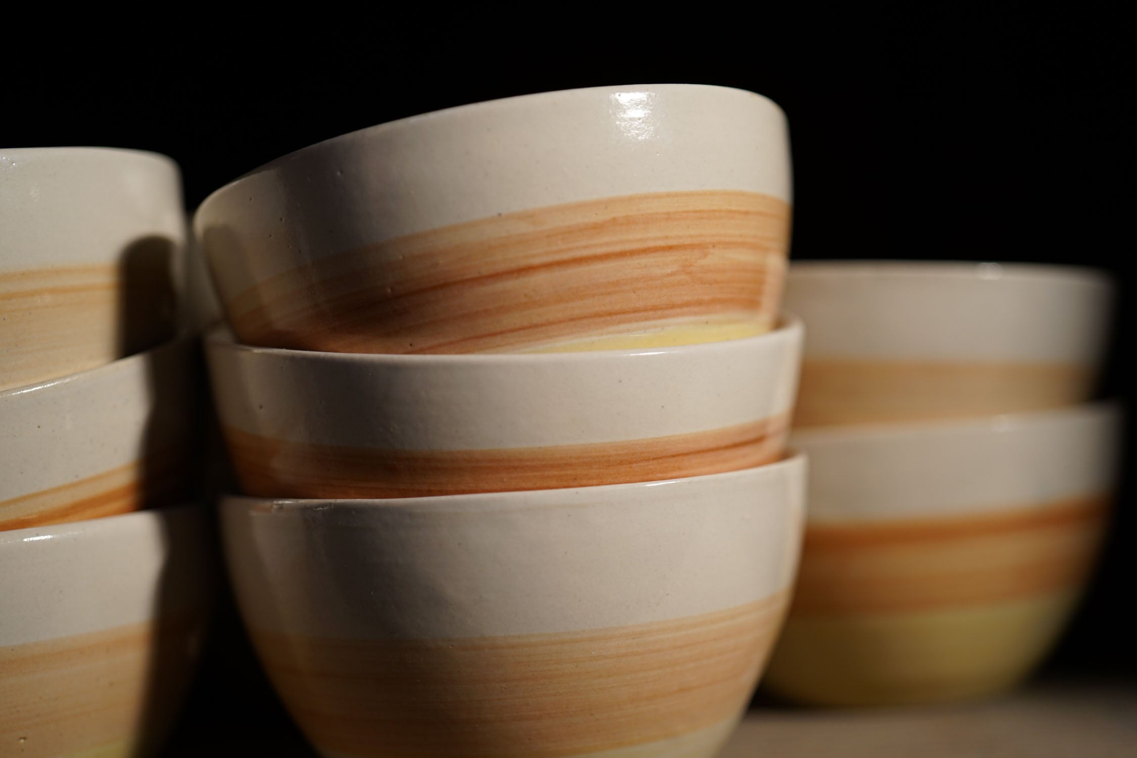 Candy Corn Ice Cream Bowl