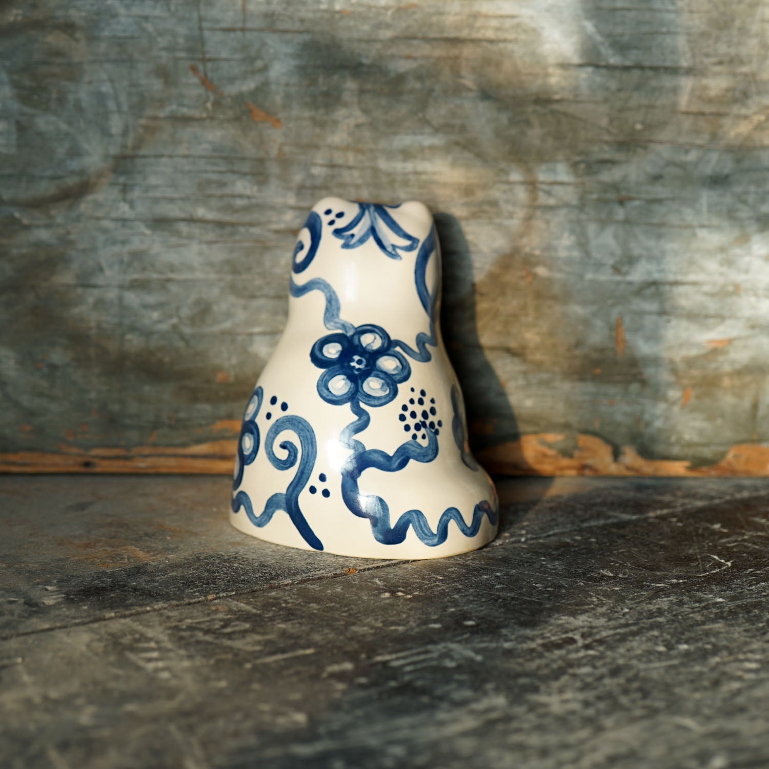 Kitten - Blue Flower