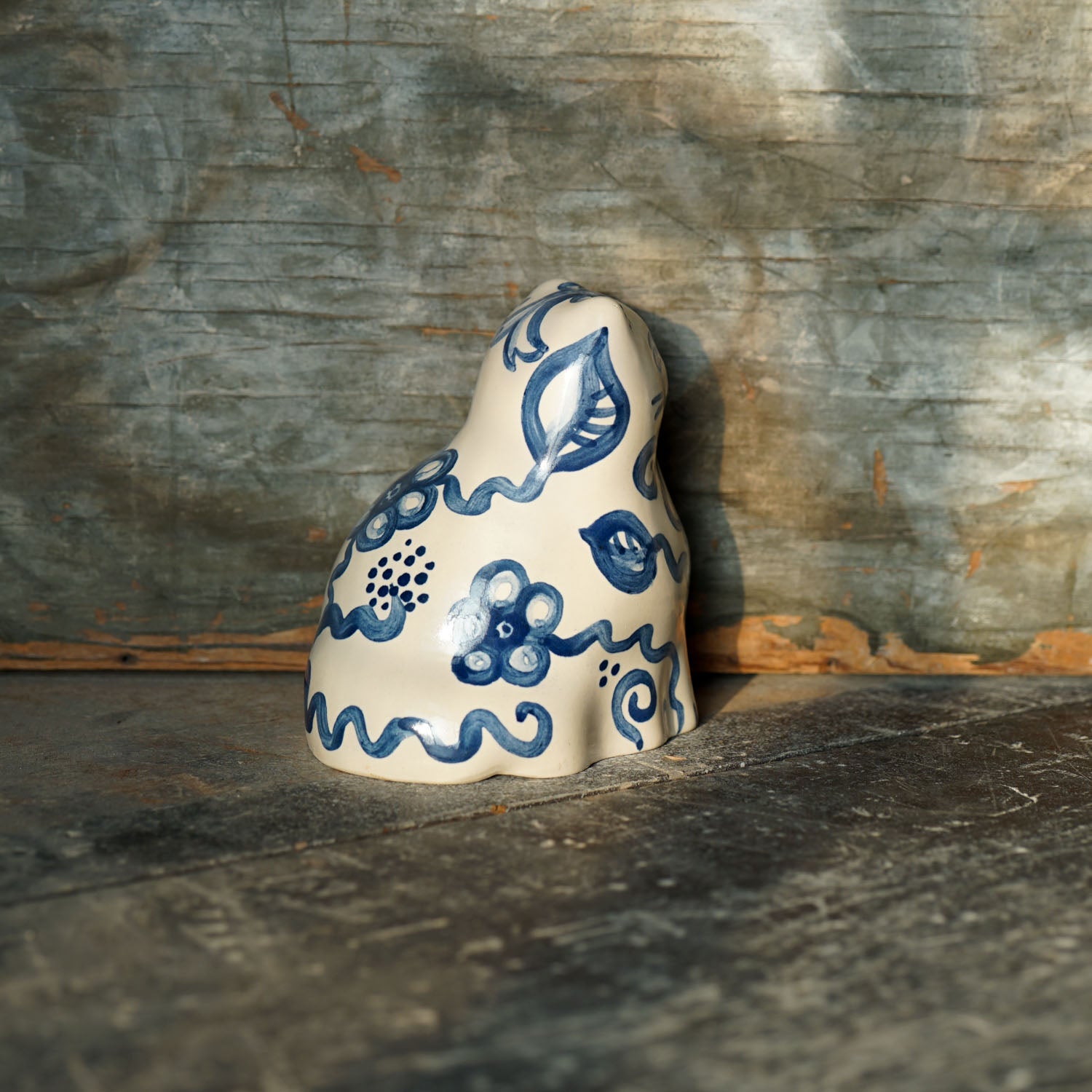 Kitten - Blue Flower