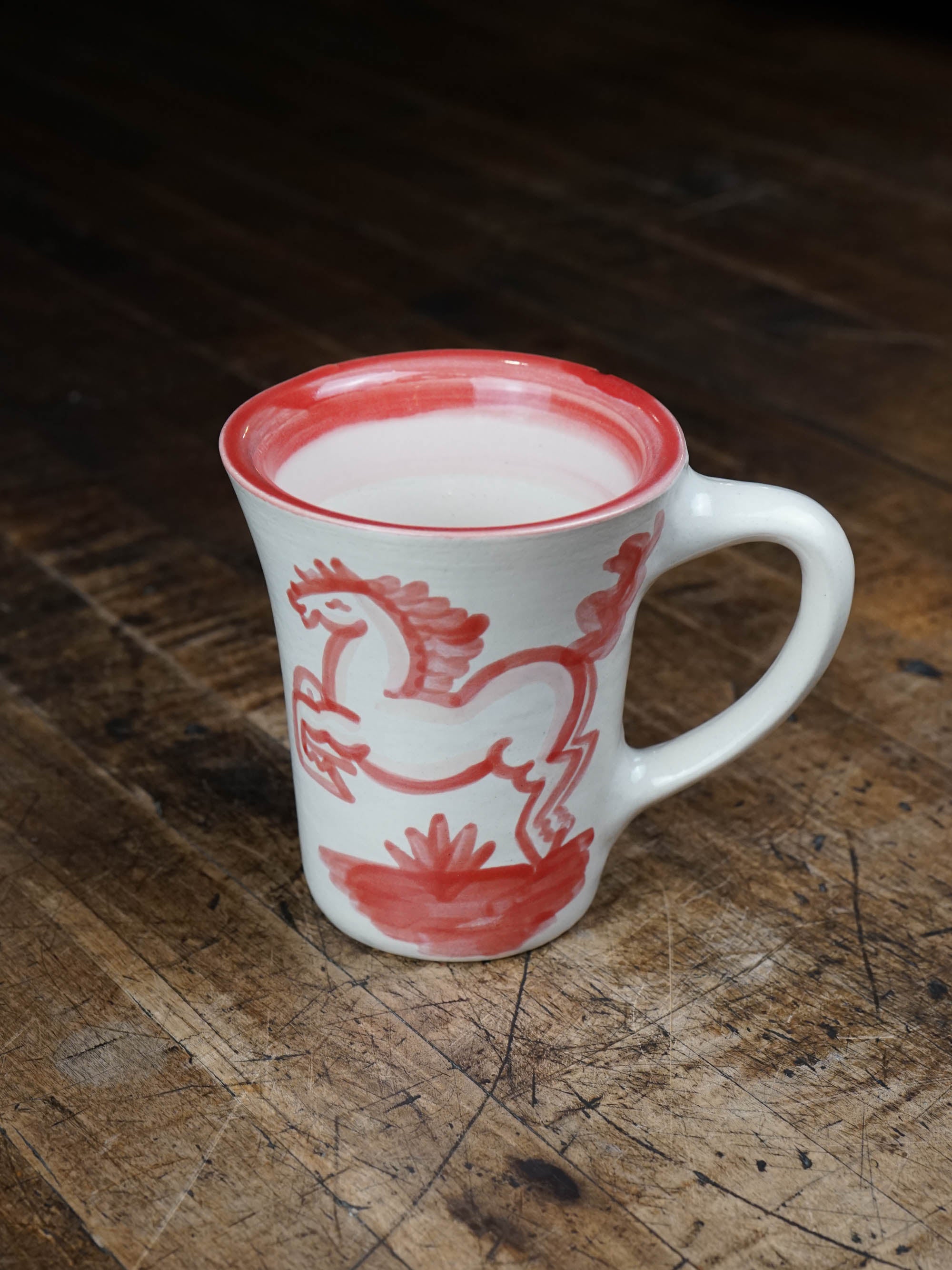 Red Horse Flare Mug