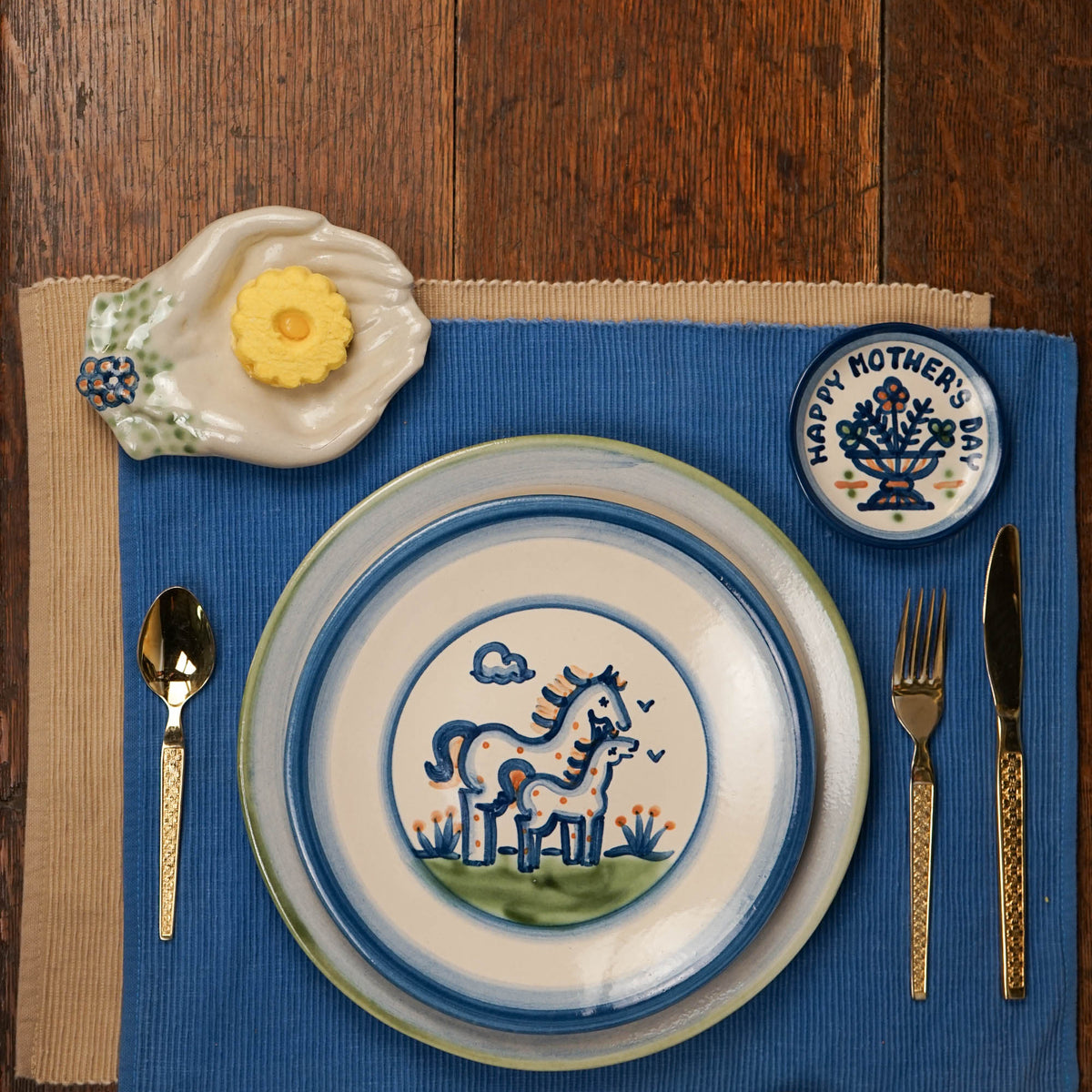 Elegant Blooms Mother's Day Coaster