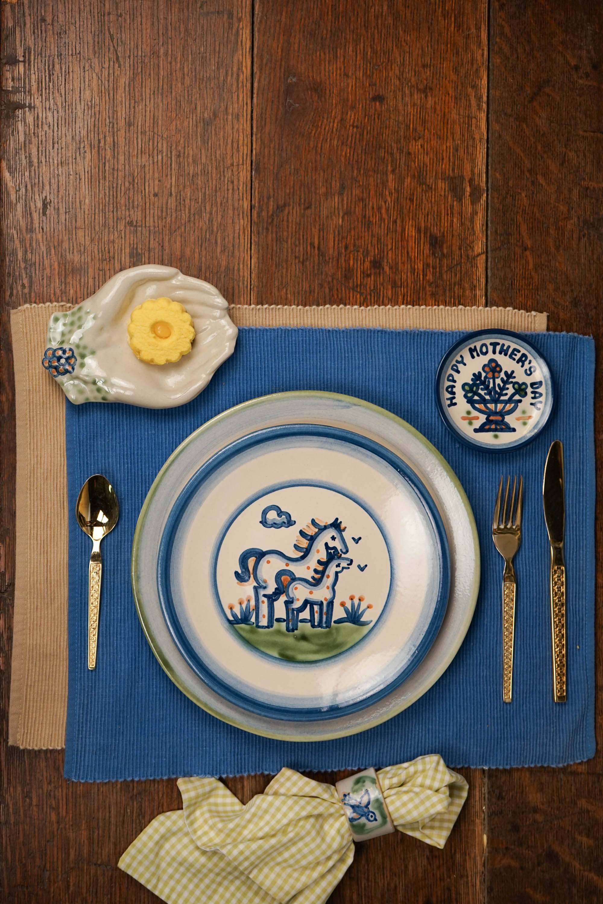 Elegant Blooms Mother's Day Coaster