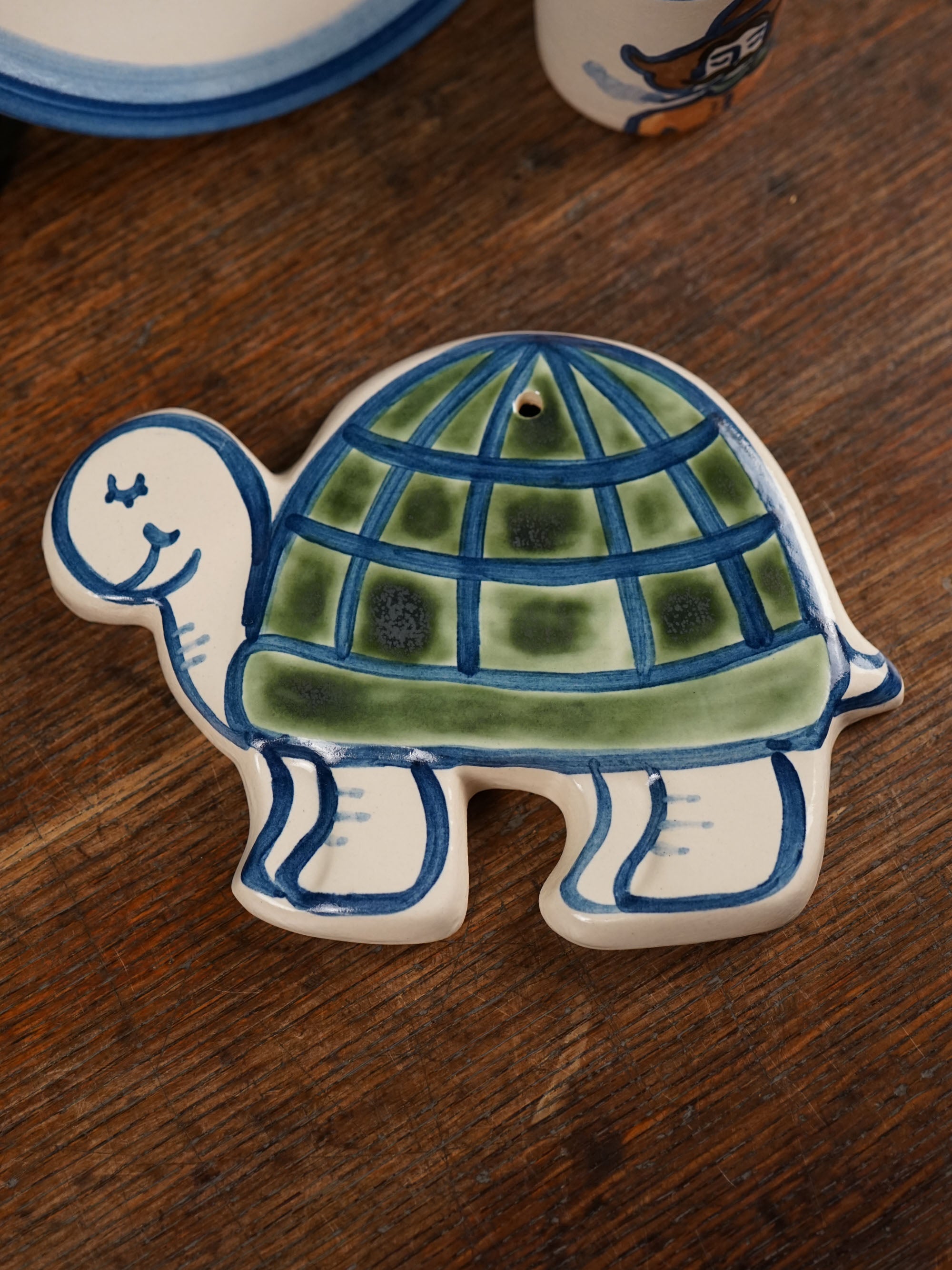 Country Green Turtle Plaque