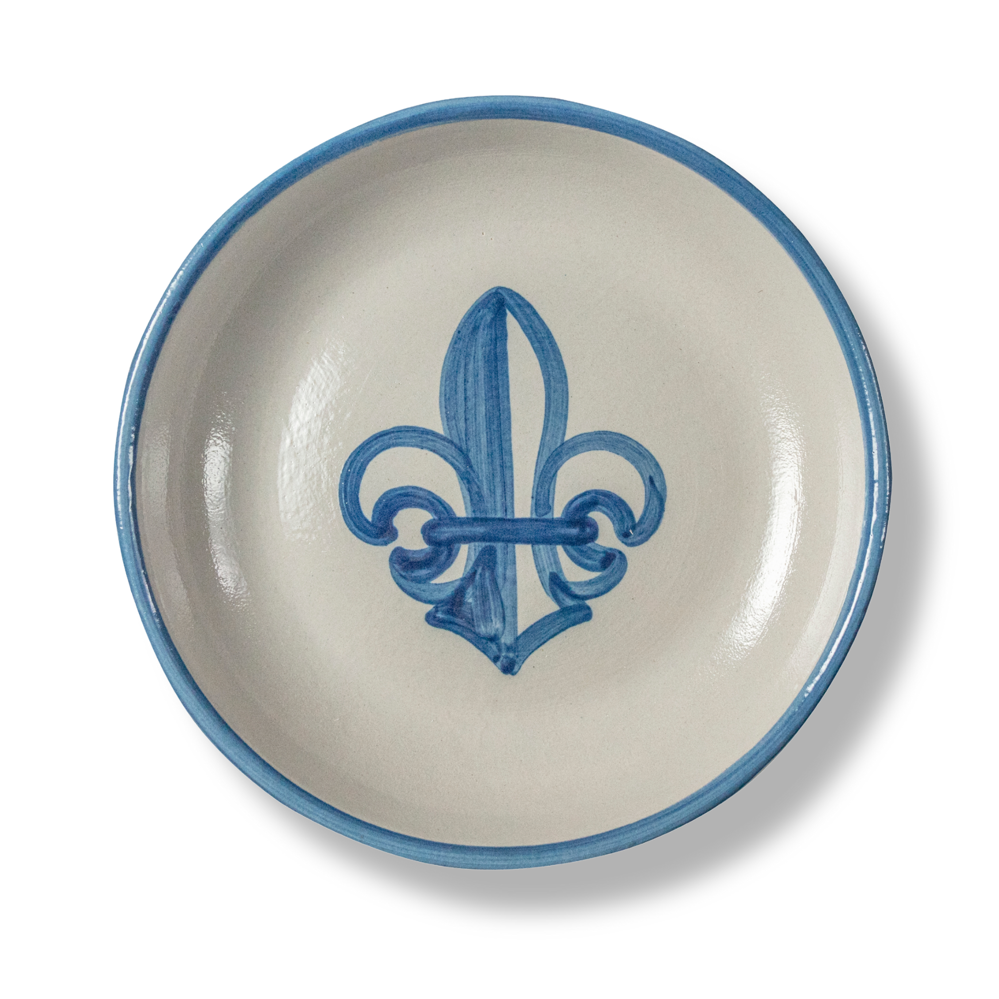 Pasta Plate - Fleur de Lis