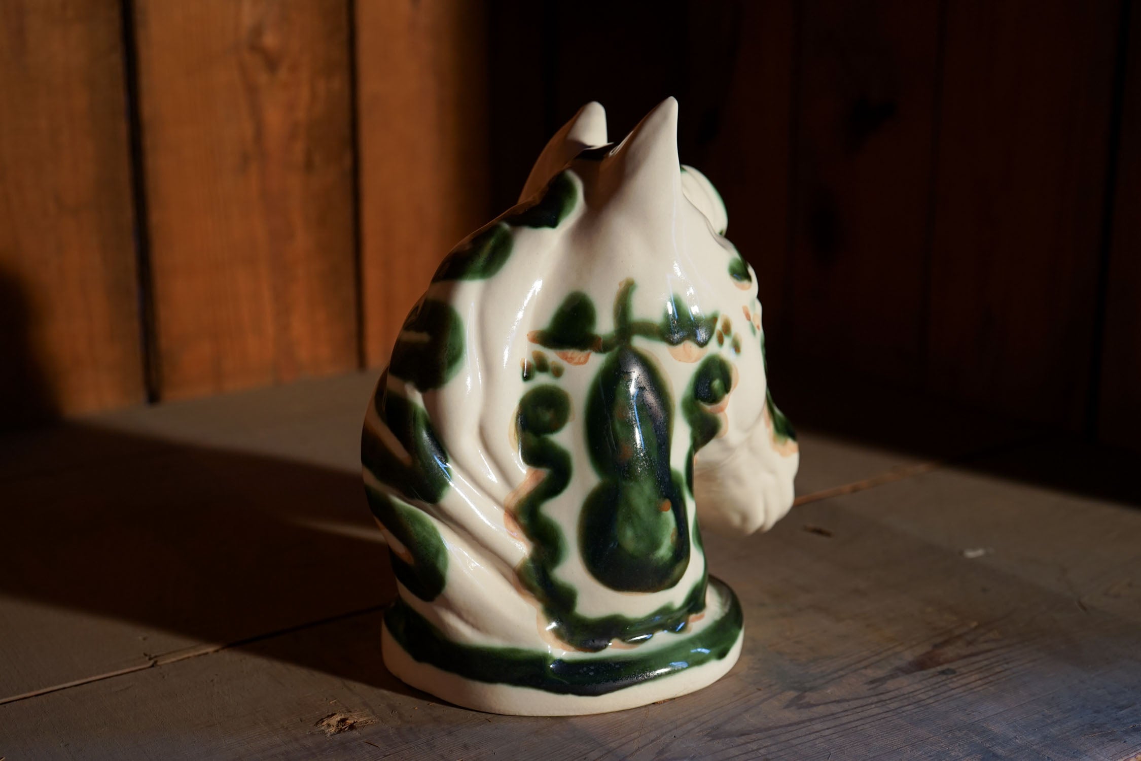 Green Pear and Grape - Horse Head - One-of-one