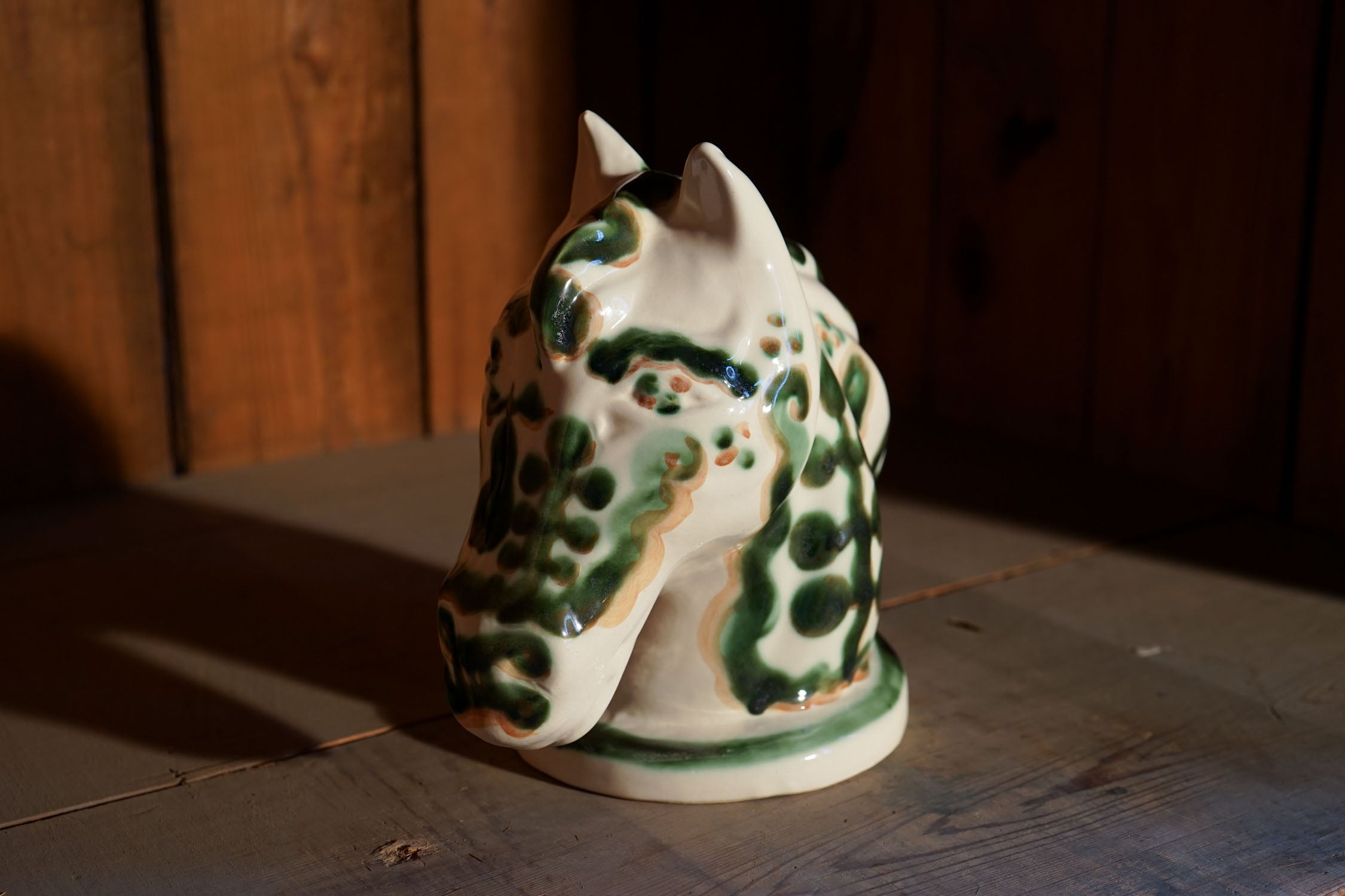 Green Pear and Grape - Horse Head - One-of-one