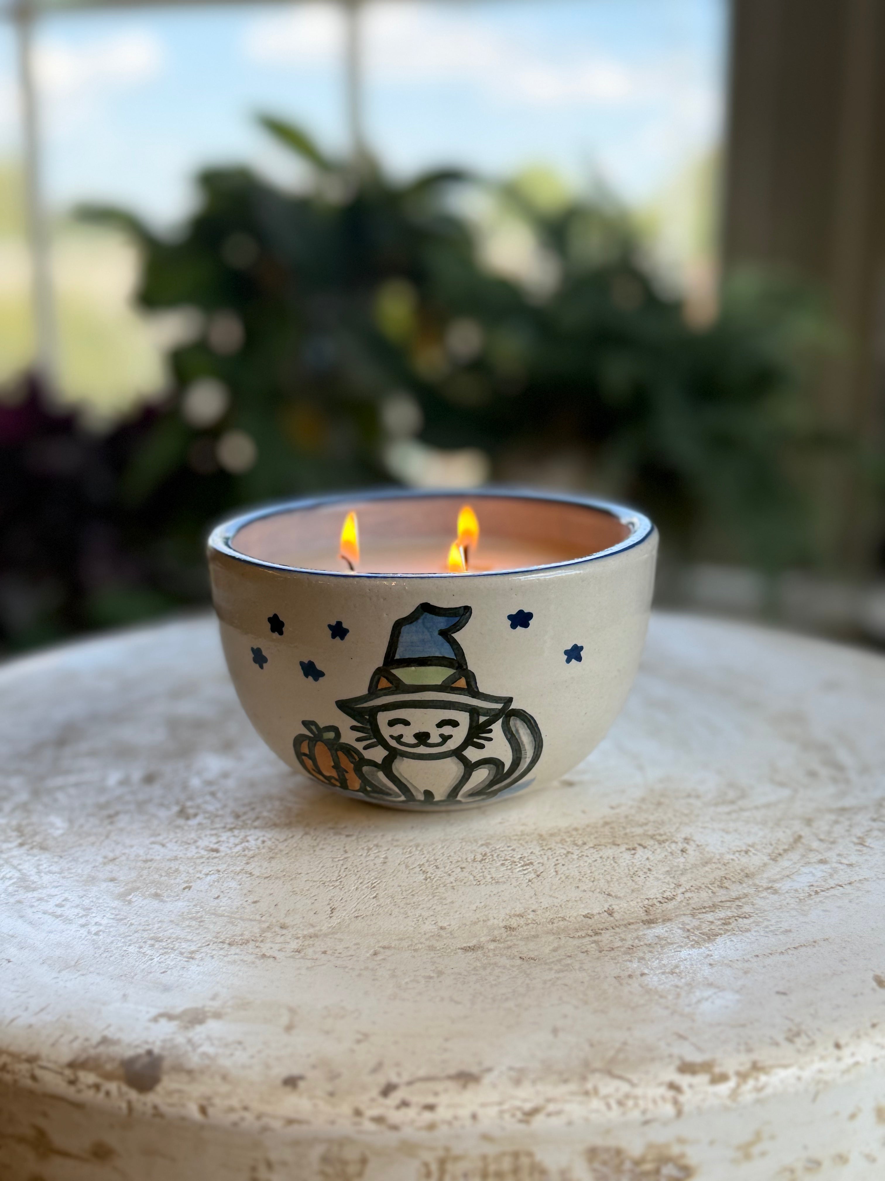 Witch Cat Candle