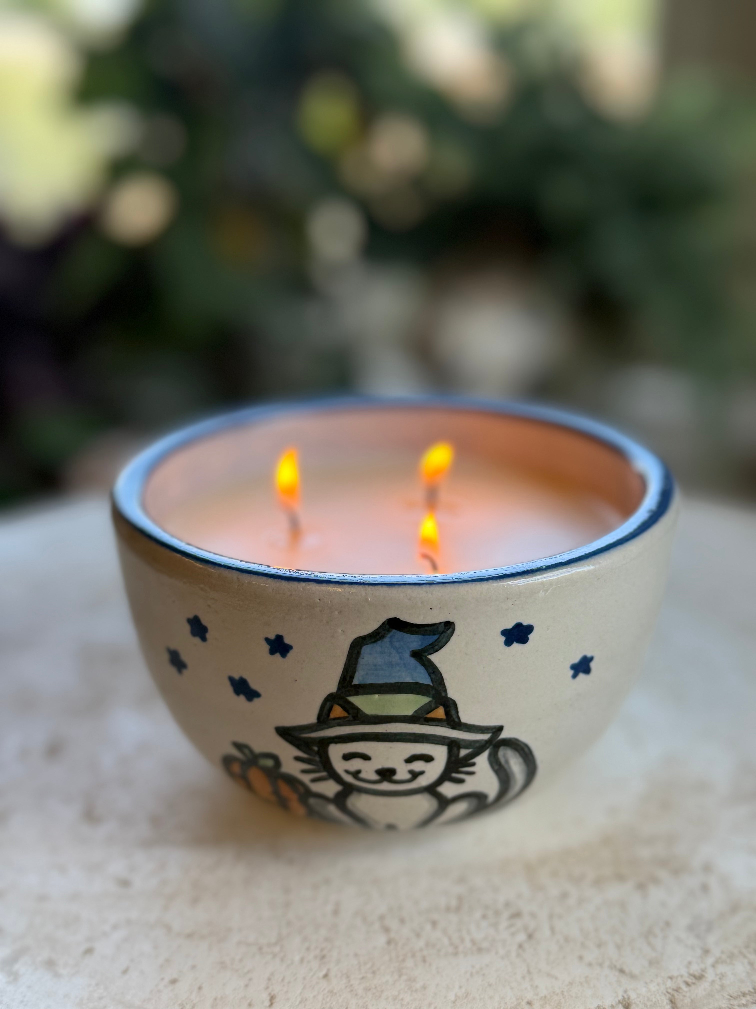 Witch Cat Candle