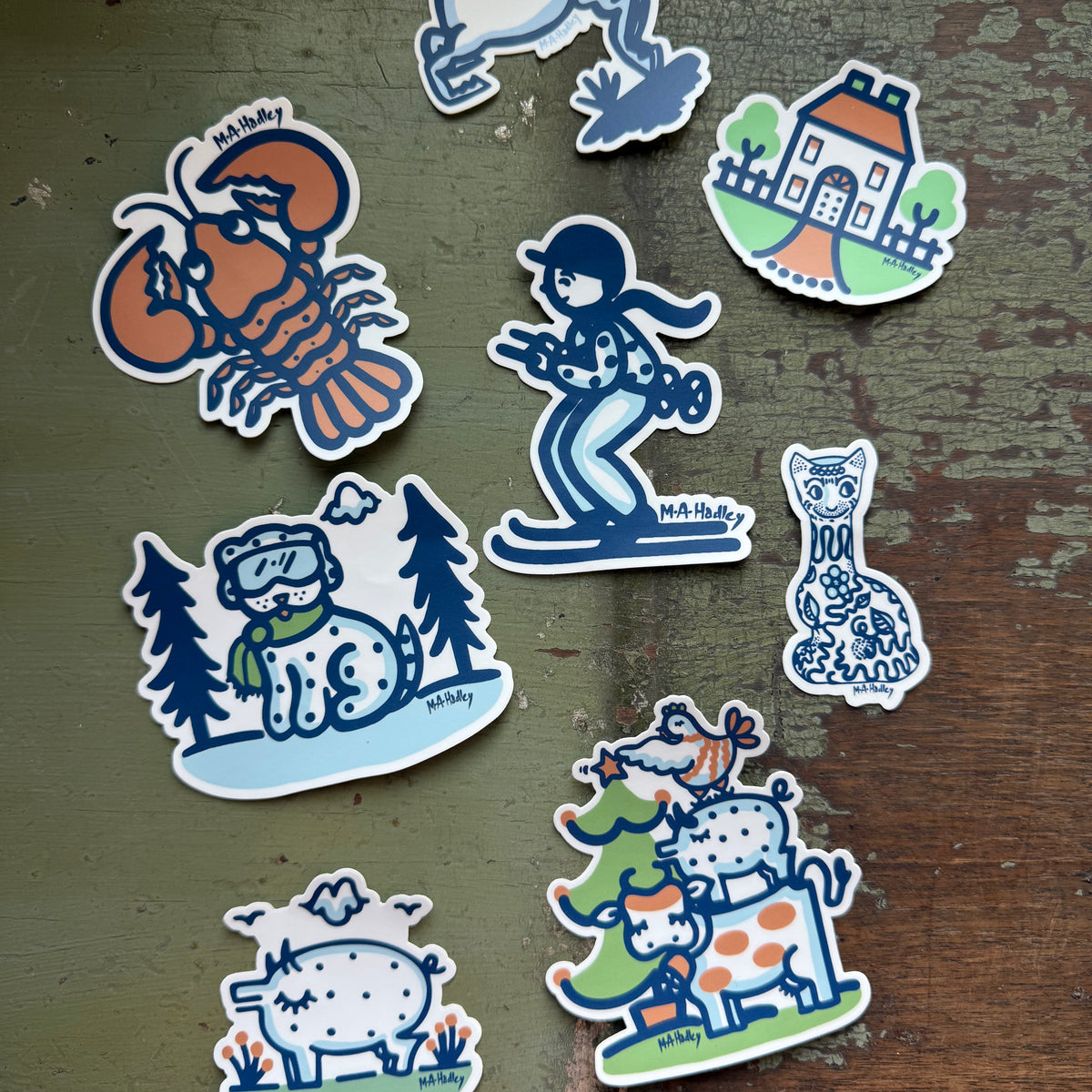 Tall Cat Sticker