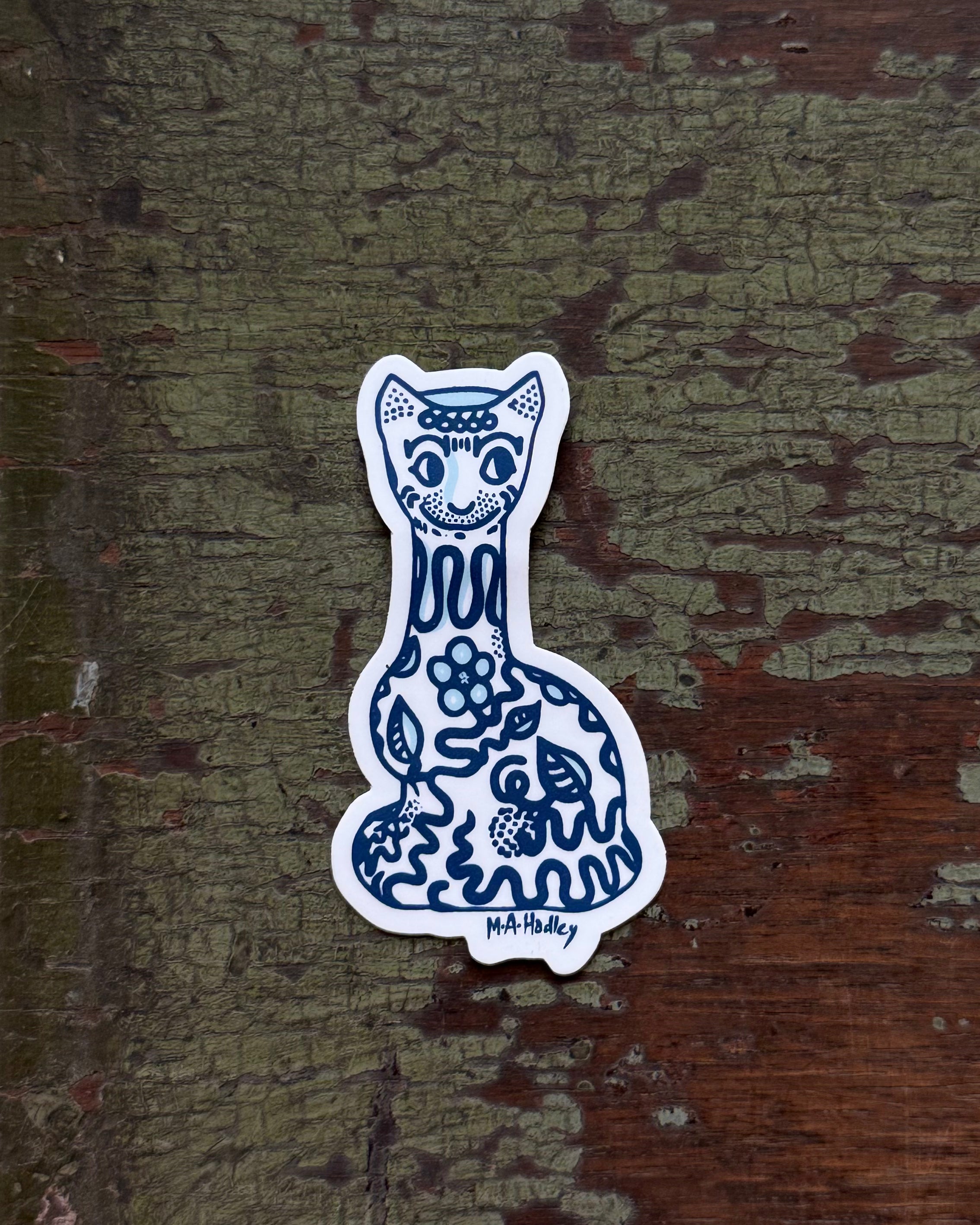 Tall Cat Sticker