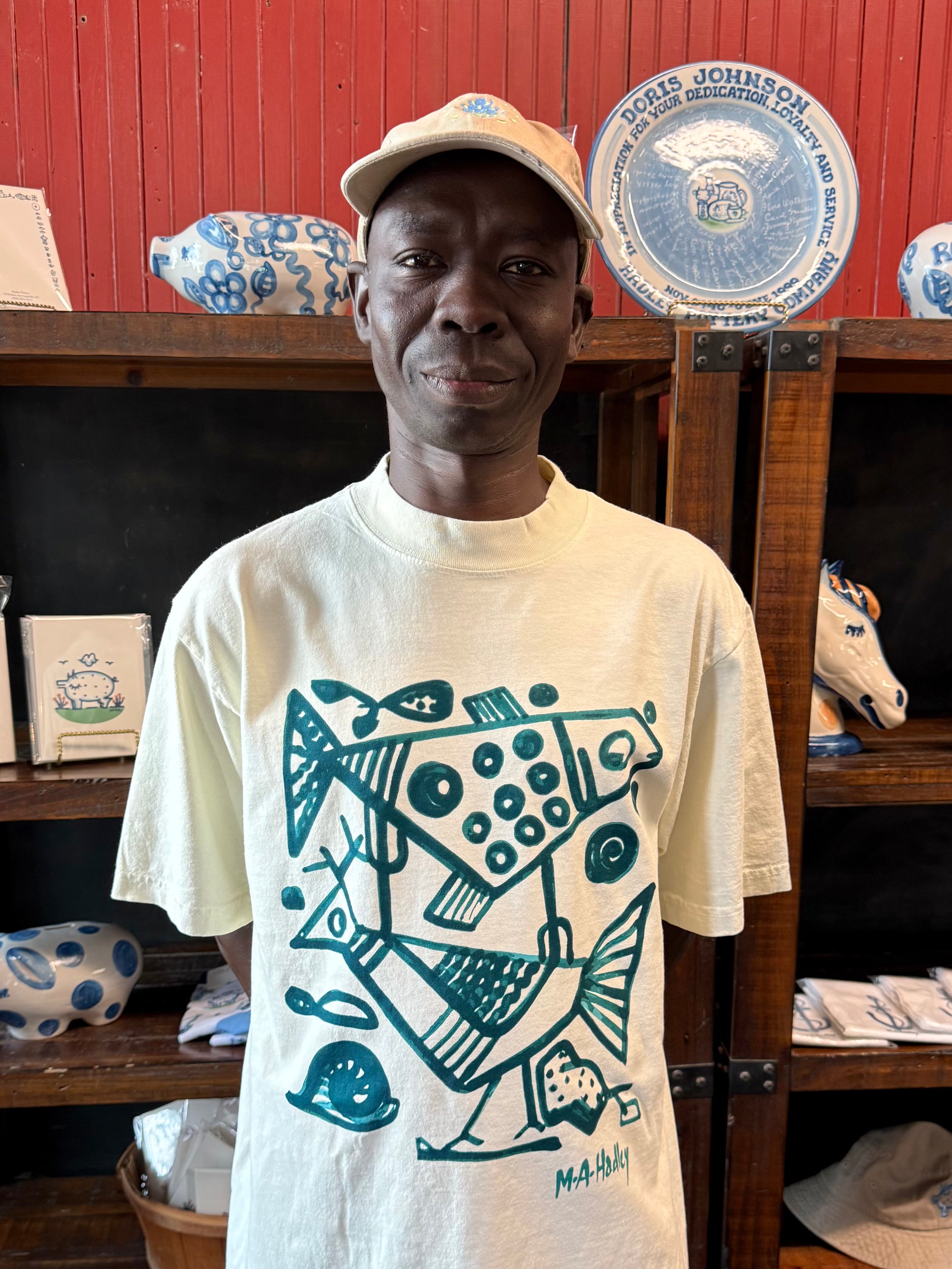 Cubist Fish & Fowl Heavyweight T-Shirt