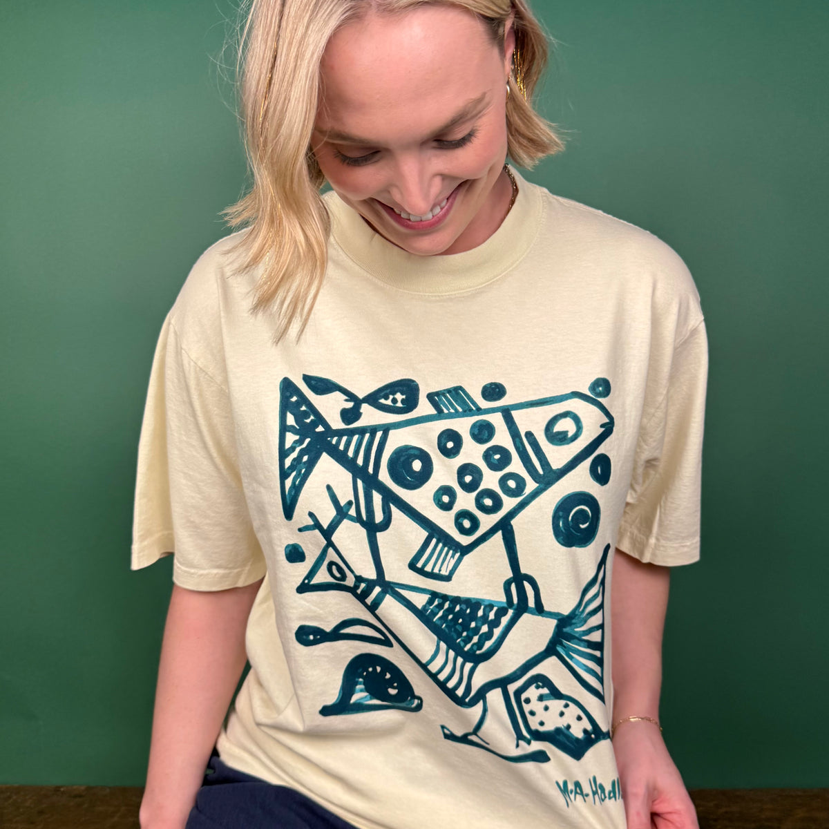Cubist Fish & Fowl Heavyweight T-Shirt