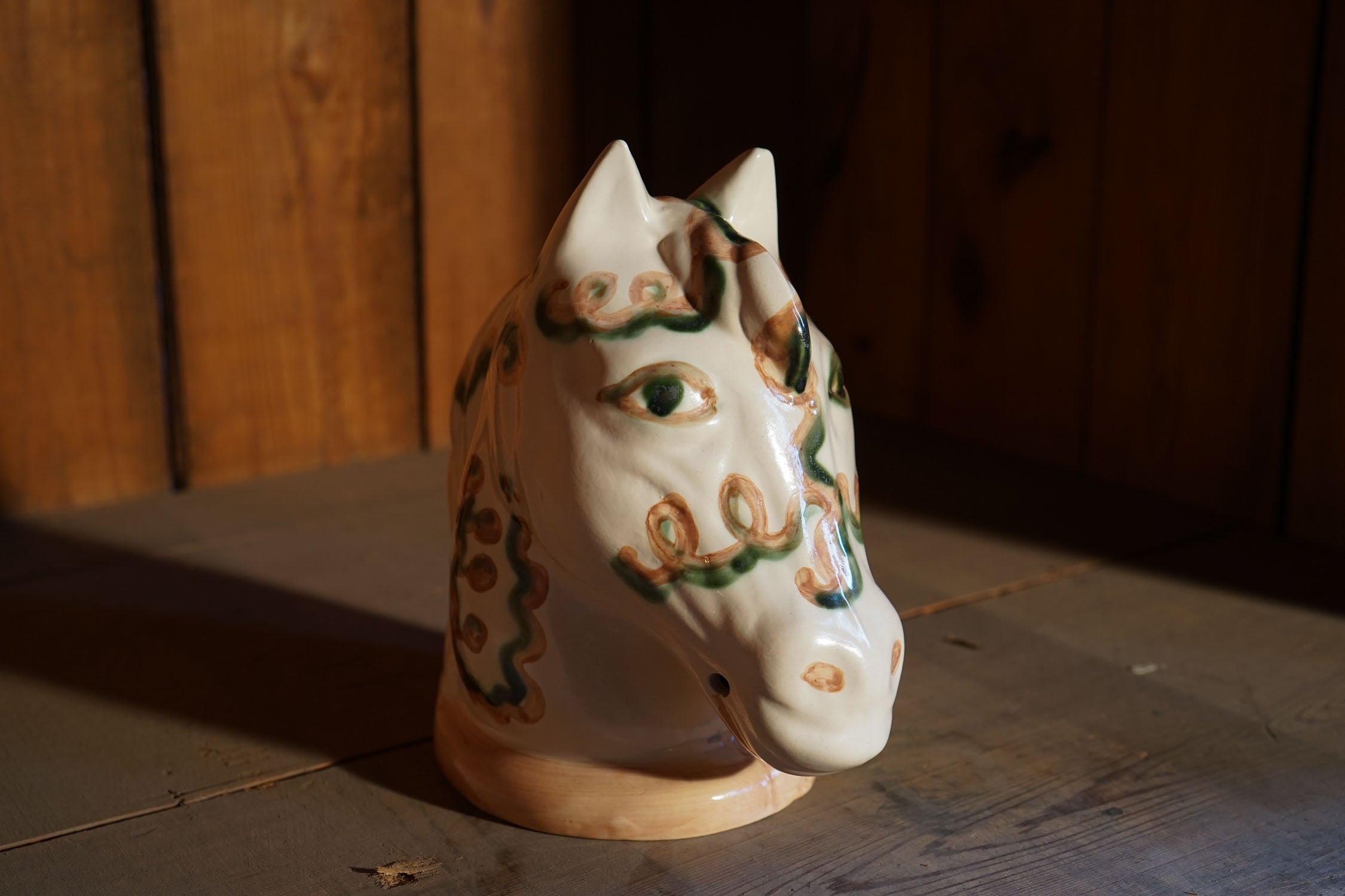 Pink Pear & Grape - Horse Head - One-of-one