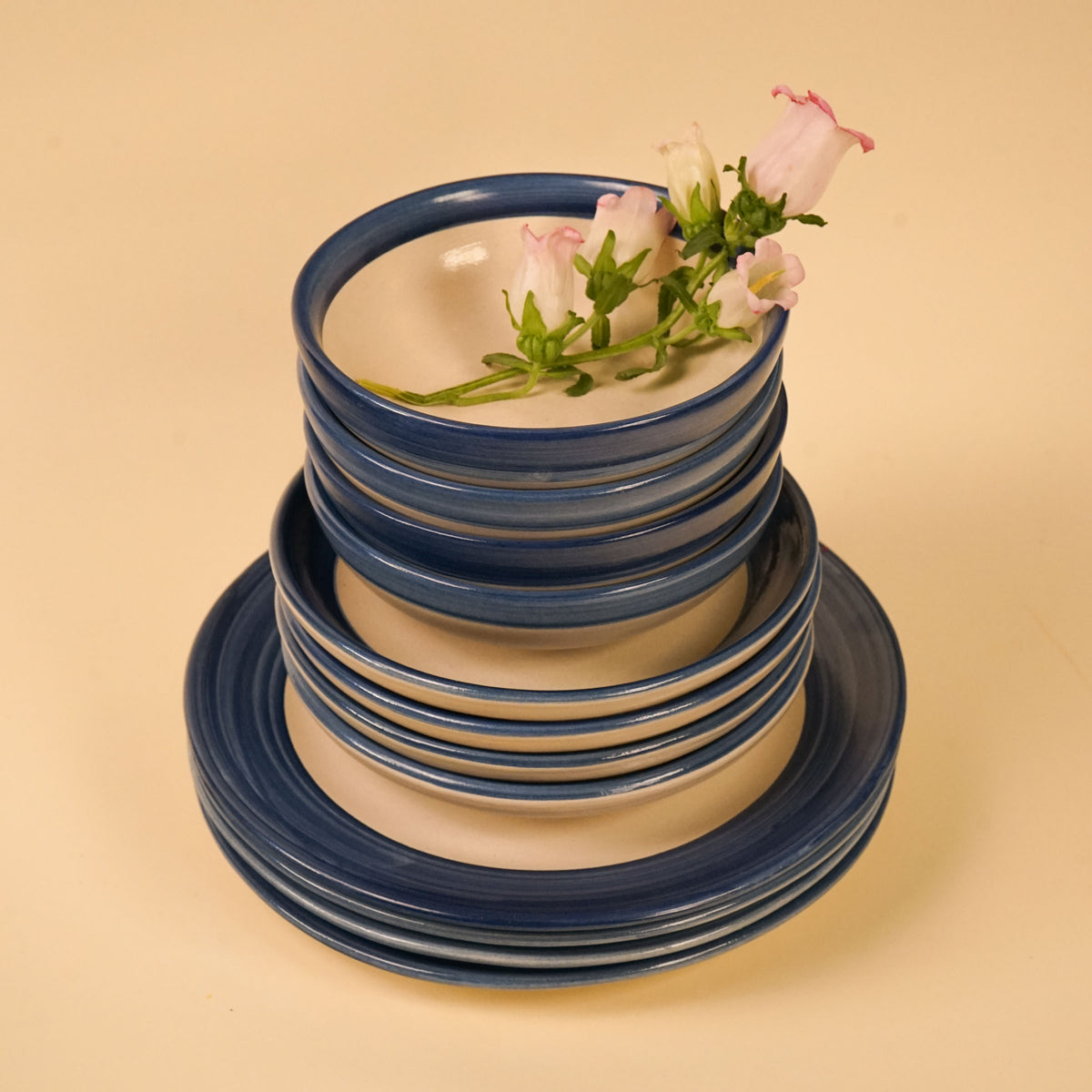 Heritage Stripe 3 Piece Dinnerware Set