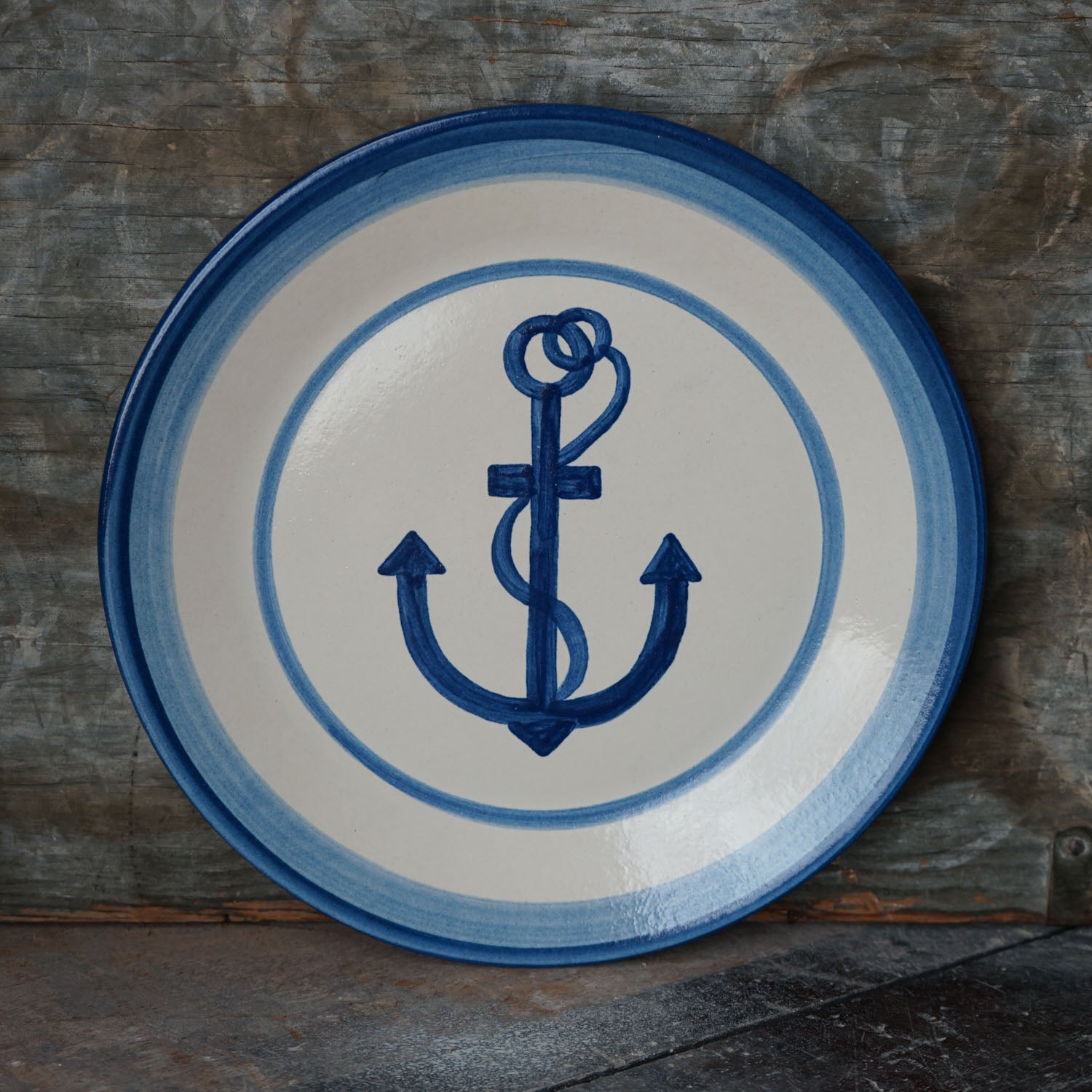 Anchor Dinner Plate