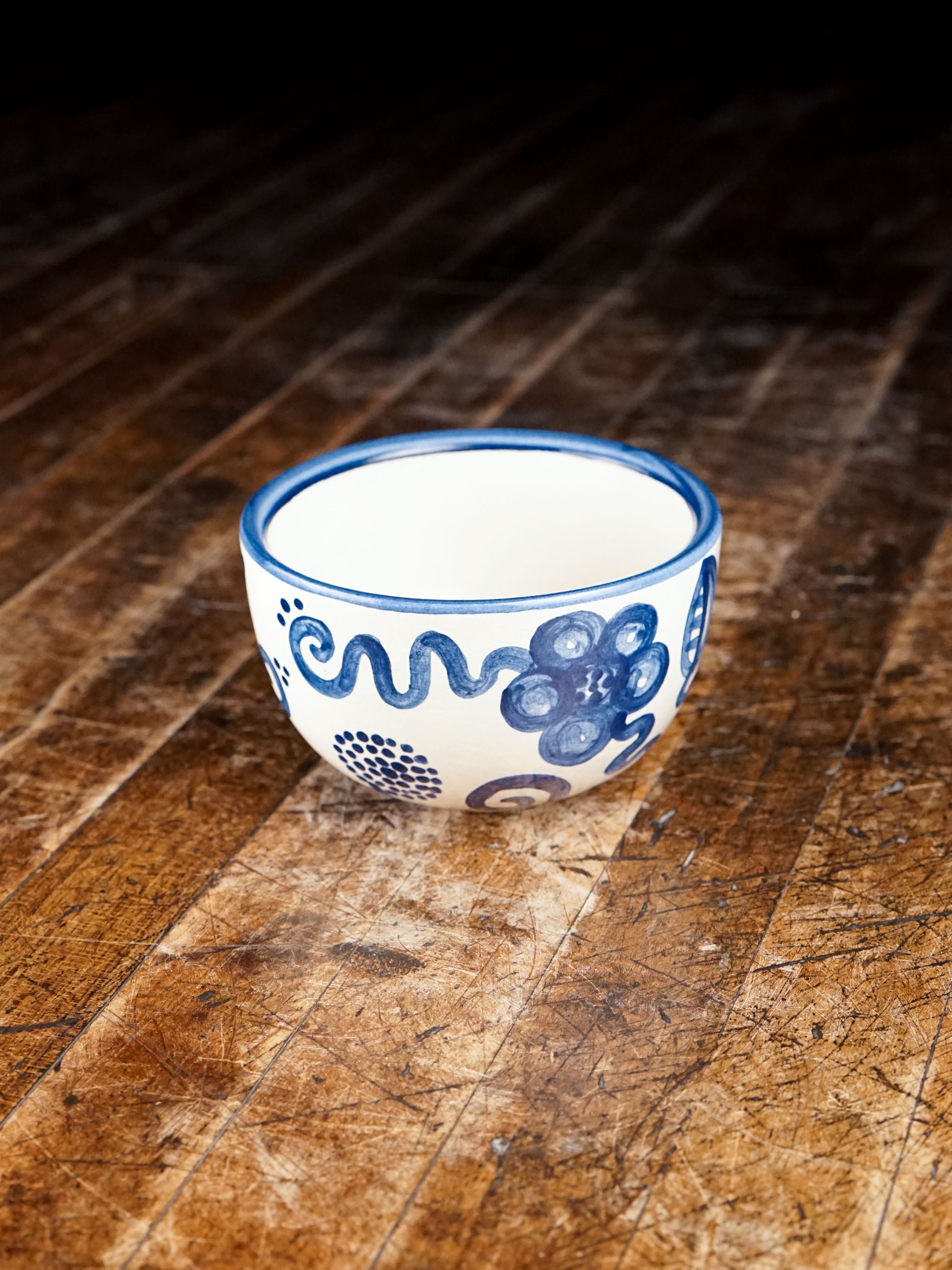Blue Flower Everything Bowl