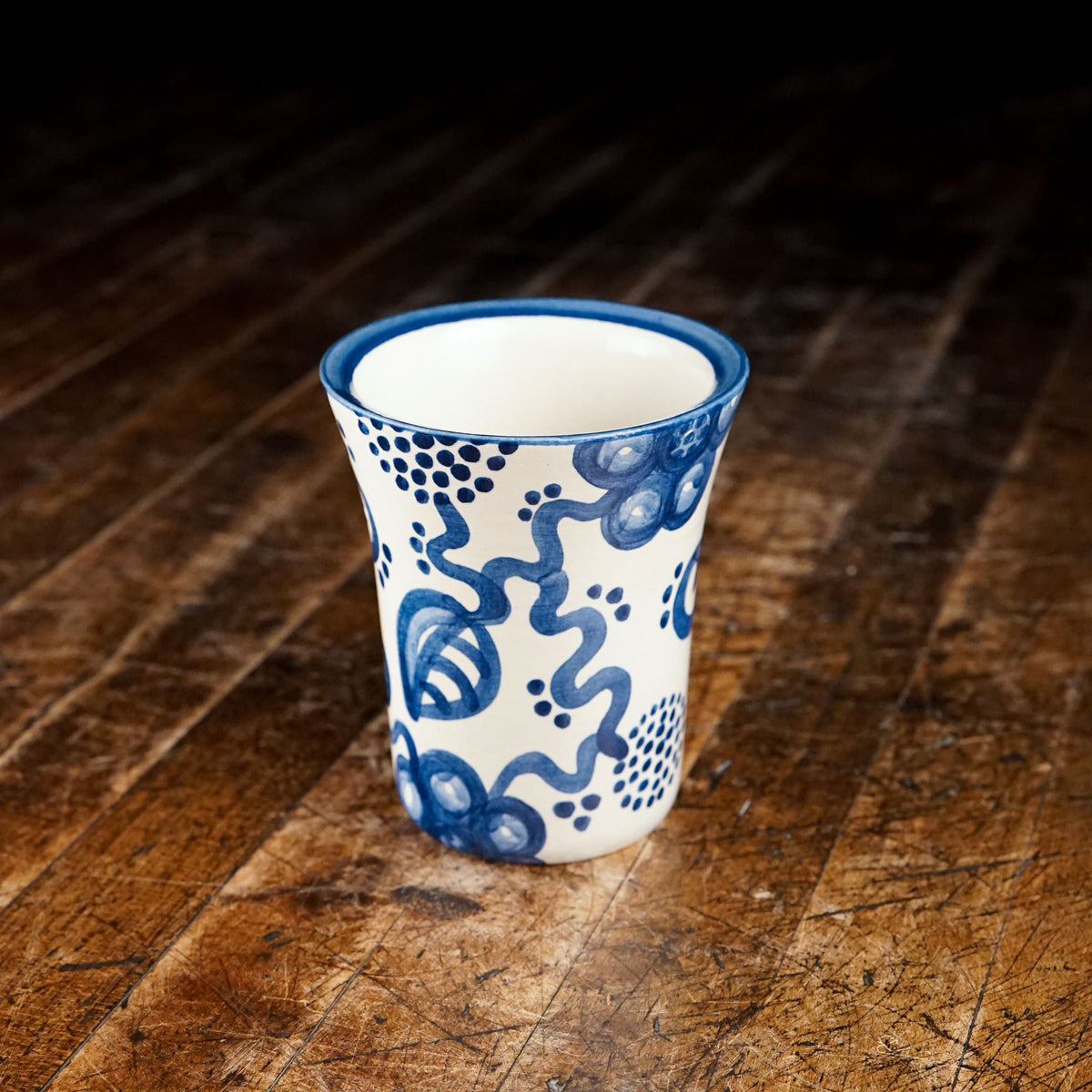 Blue Flower Flare Mug